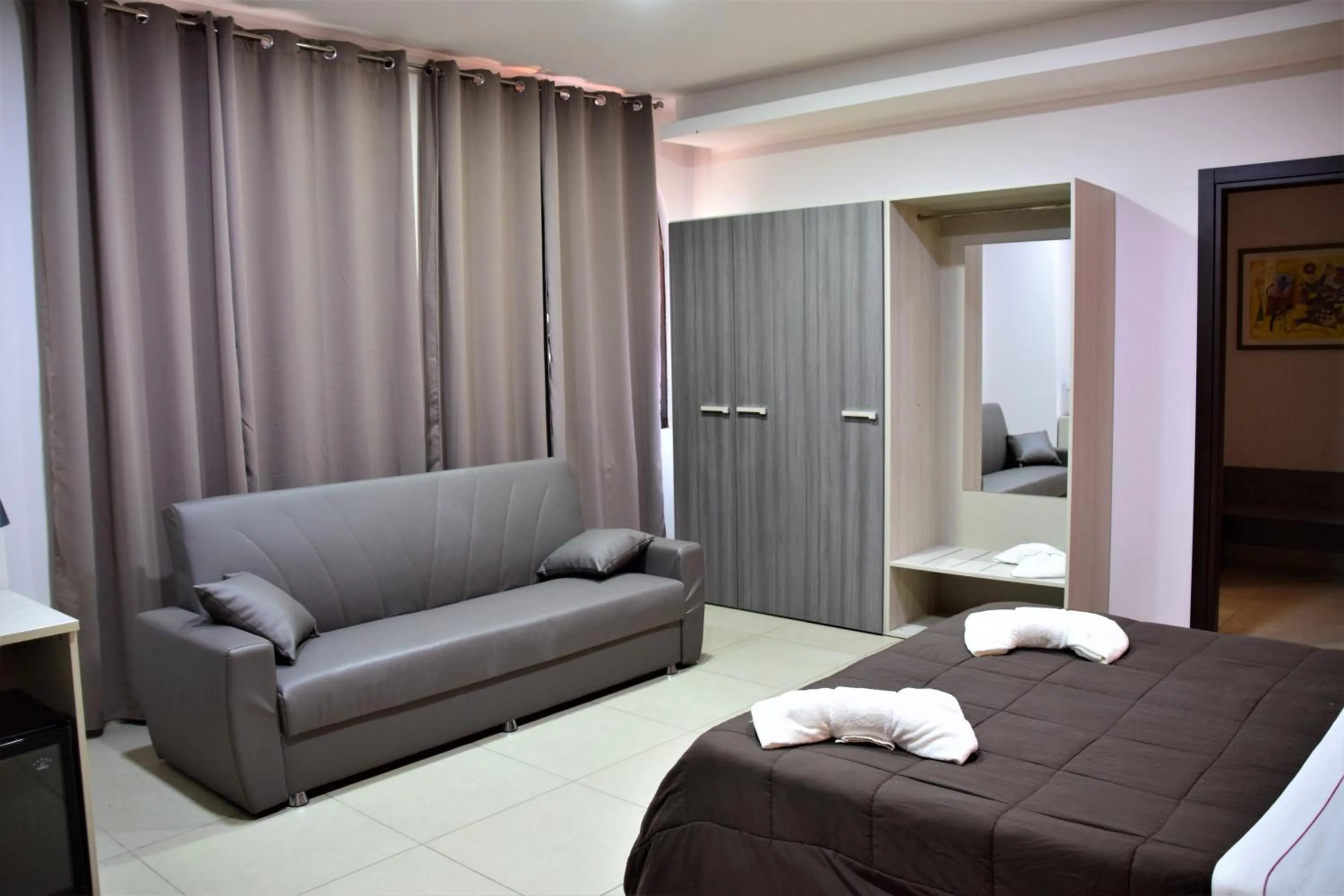 Bed in Mg Palace Hotel Costa del Sole