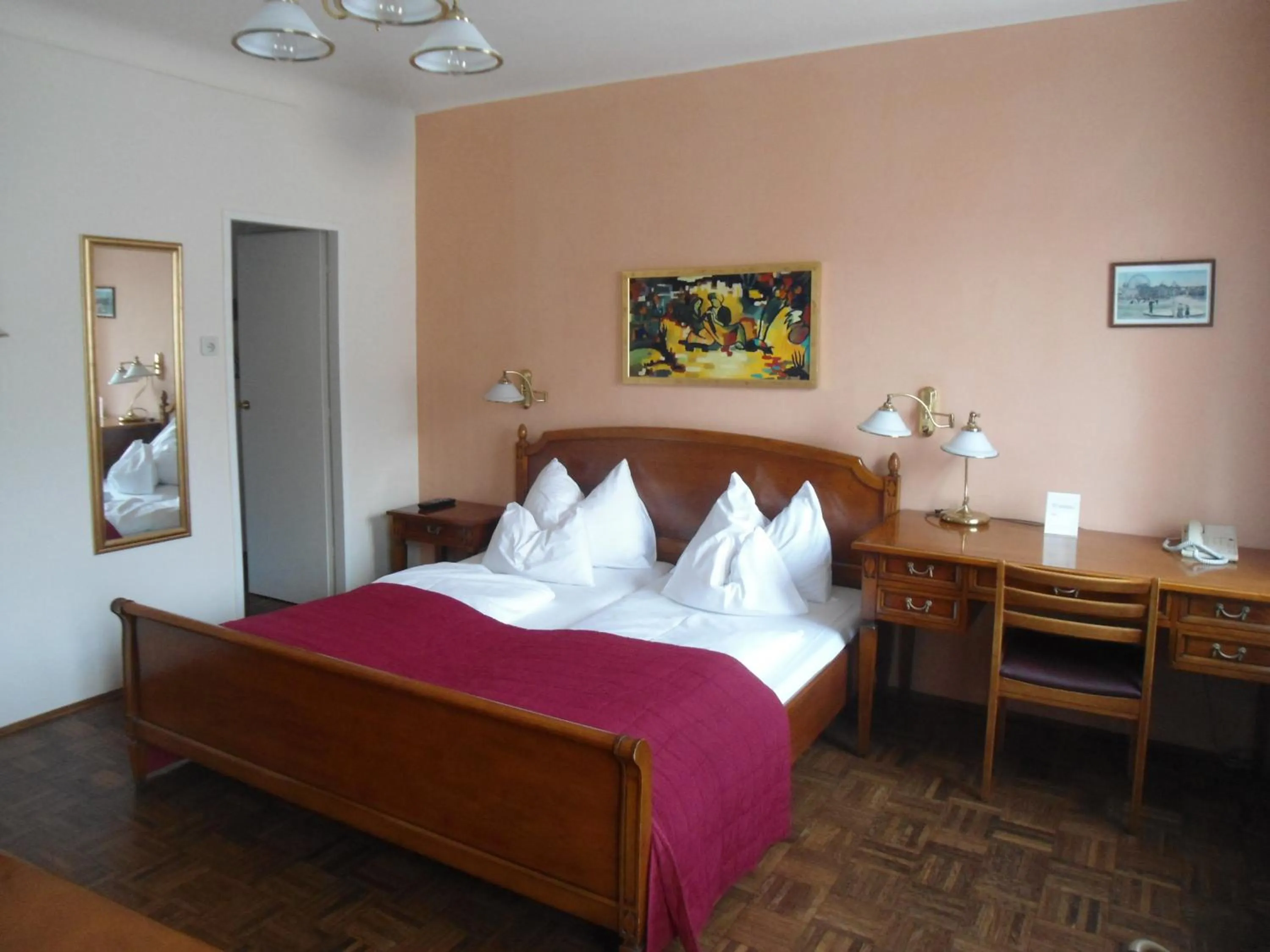 Bed in Hotel Apartment Rothensteiner