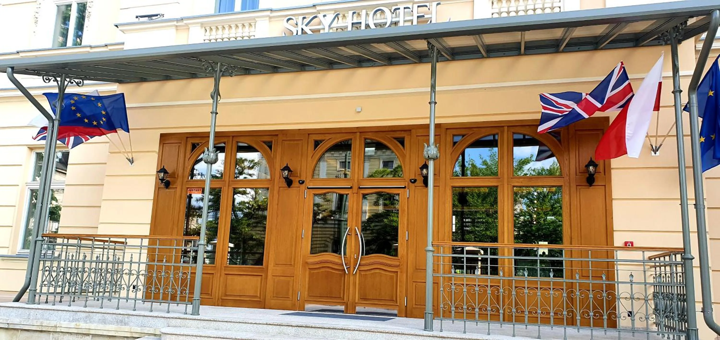 Property building in Sky Hotel Kraków