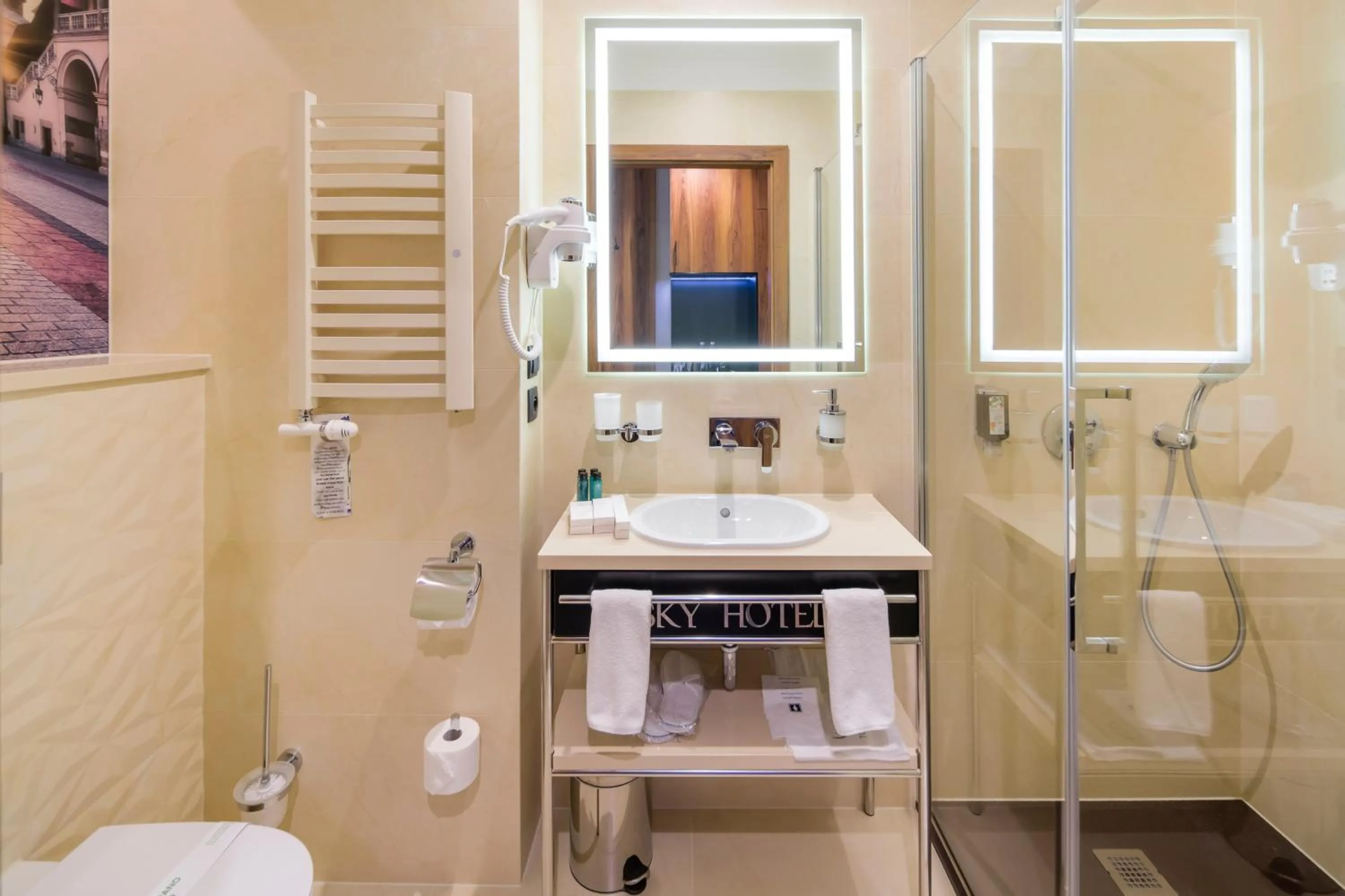 Bathroom in Sky Hotel Kraków