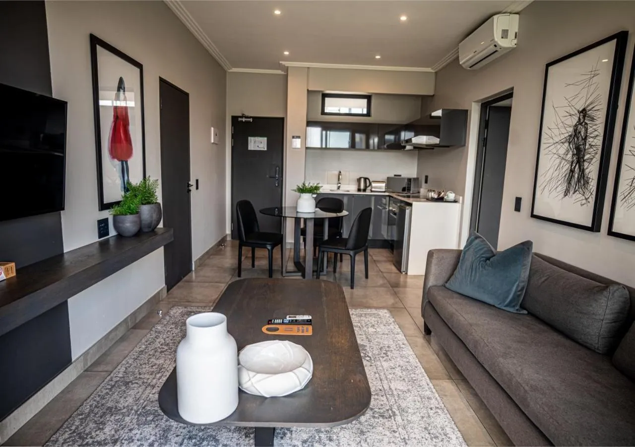 Seating area in The Catalyst Apartment Hotel by NEWMARK