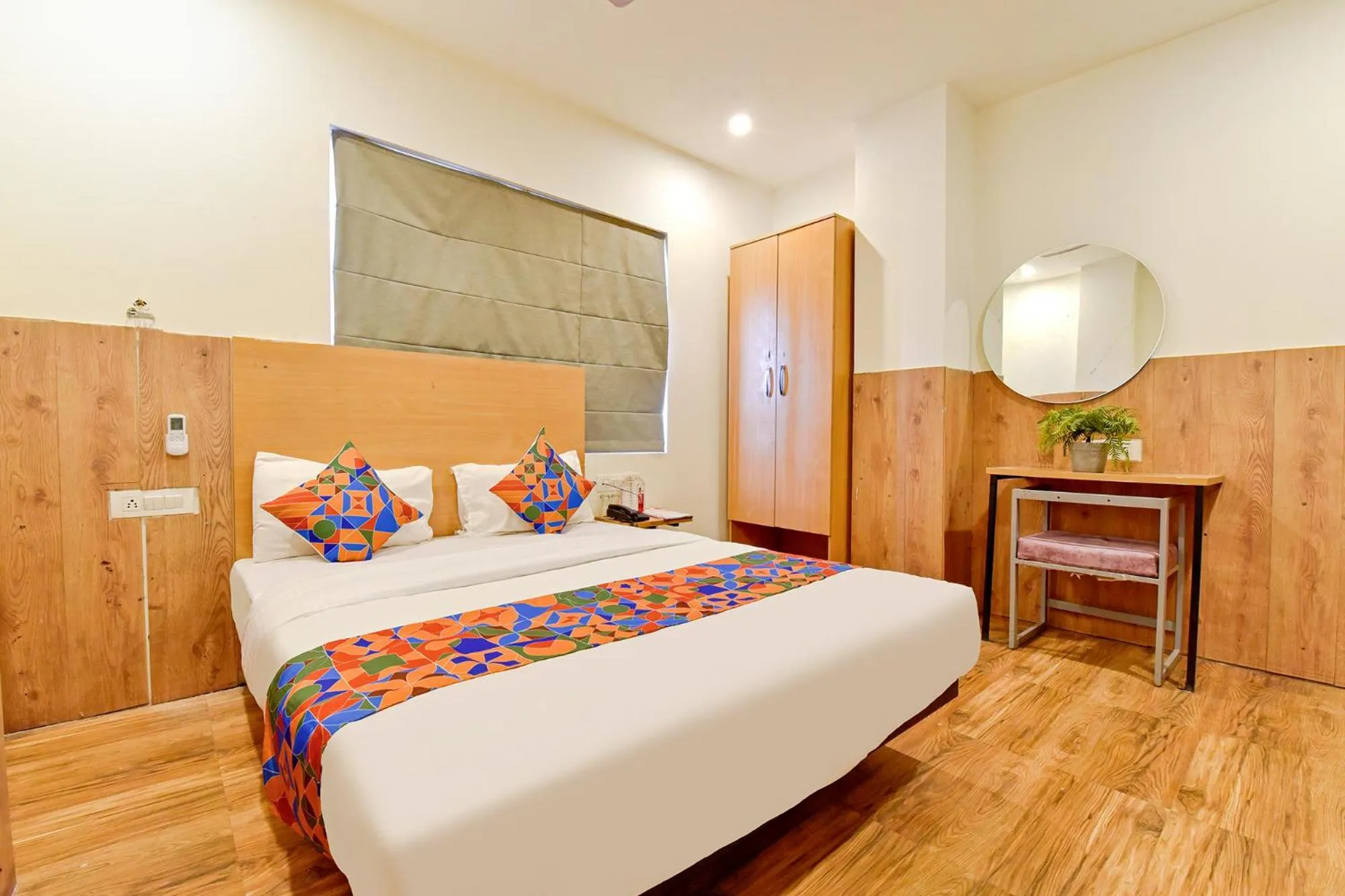 Bed in OYO 79651 TownHouse OTH Buddhi