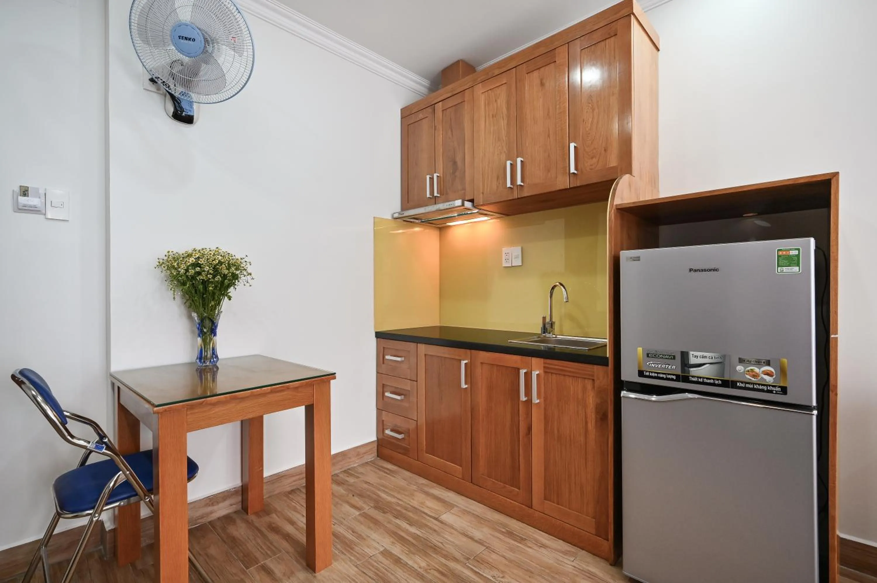 Kitchen or kitchenette in Genie Hotel & Serviced Apartments