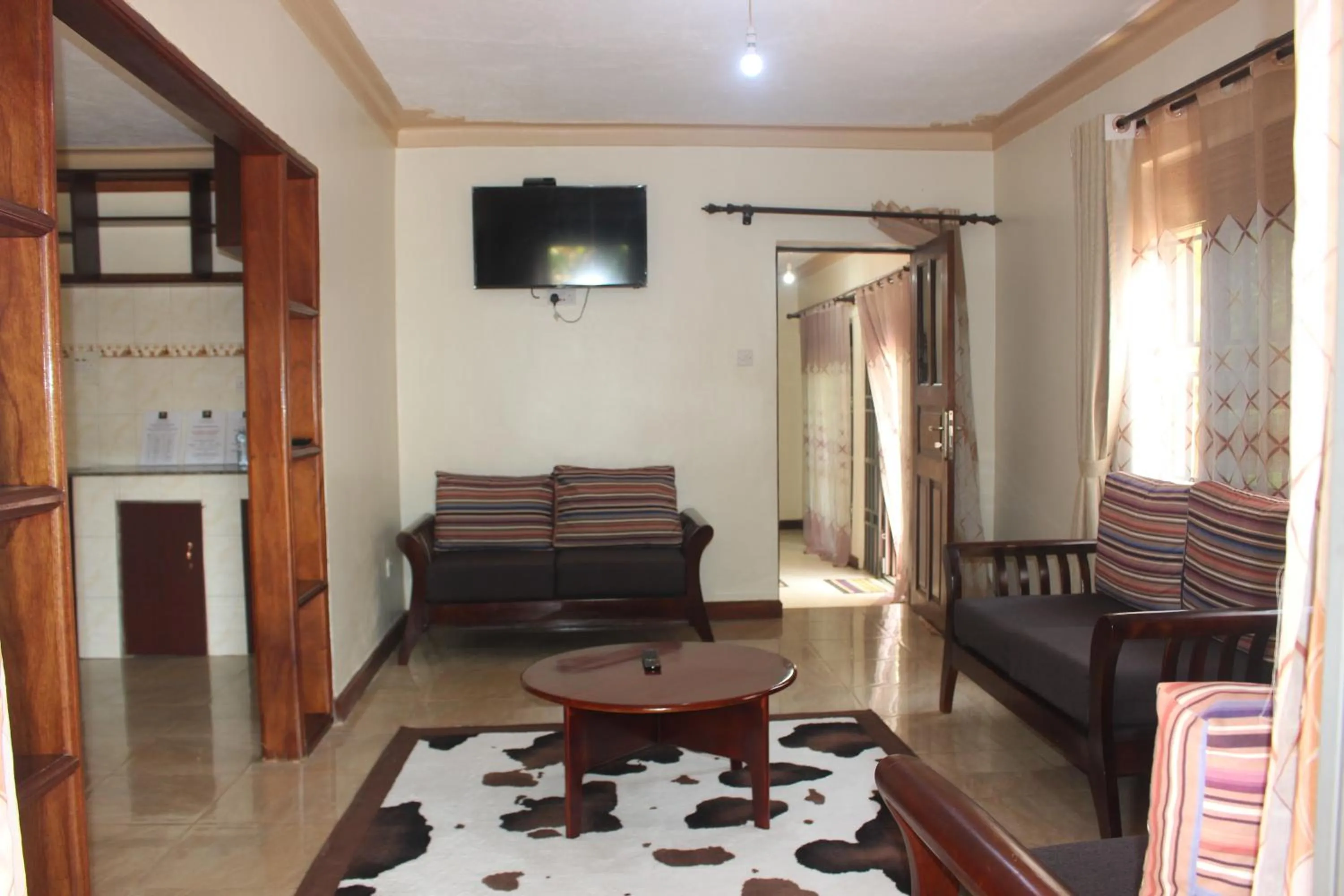 Seating area in Montane Safaris Hotel