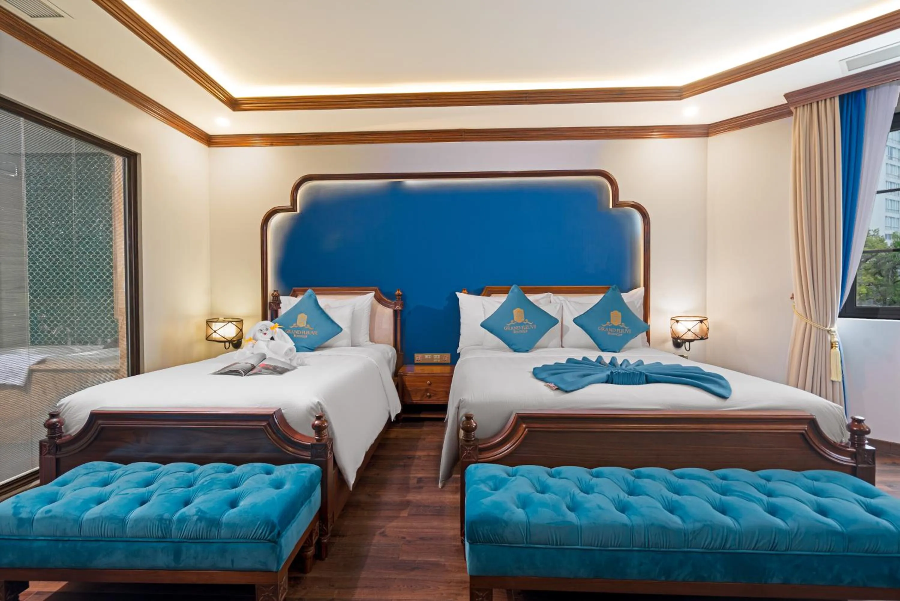 Bed in Grand Fleuve Boutique