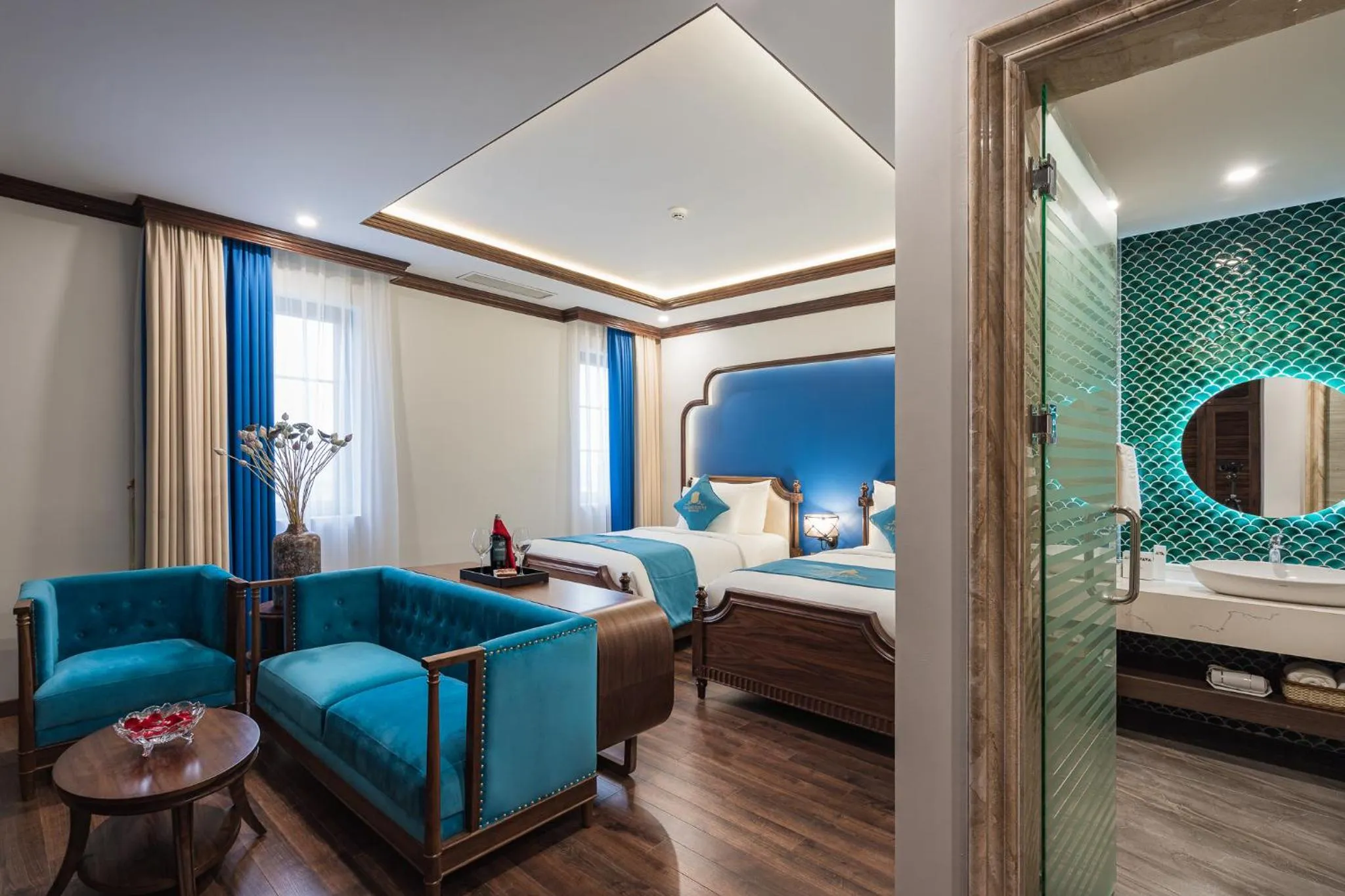 Bed in Grand Fleuve Boutique