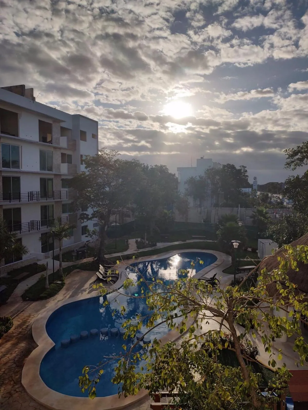 Pool view in Beautiful Apartment HOEStel Punta Estrella!