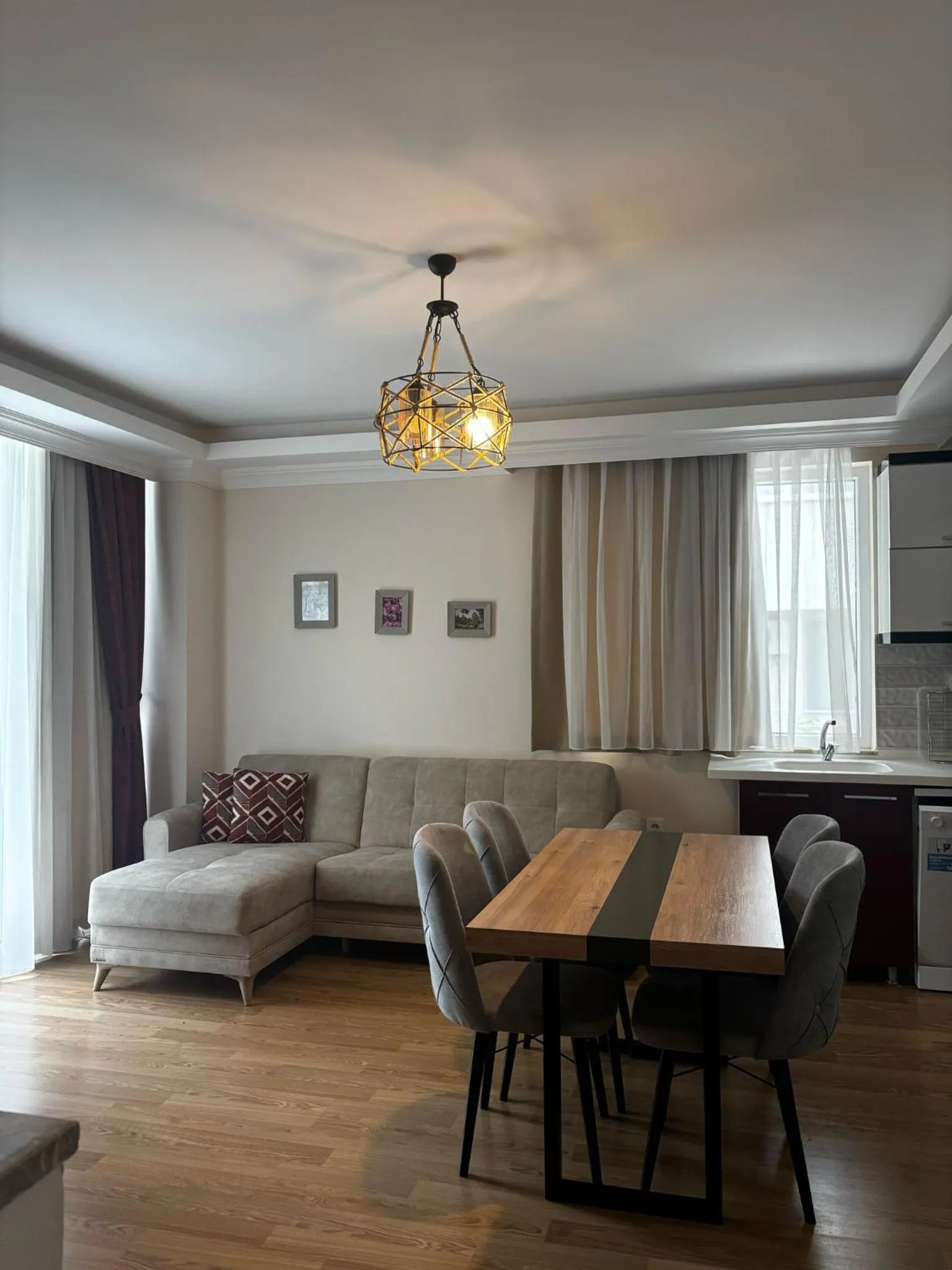 Seating area in Alfa Apart Hotel