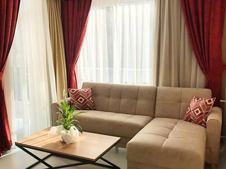 Seating area in Alfa Apart Hotel