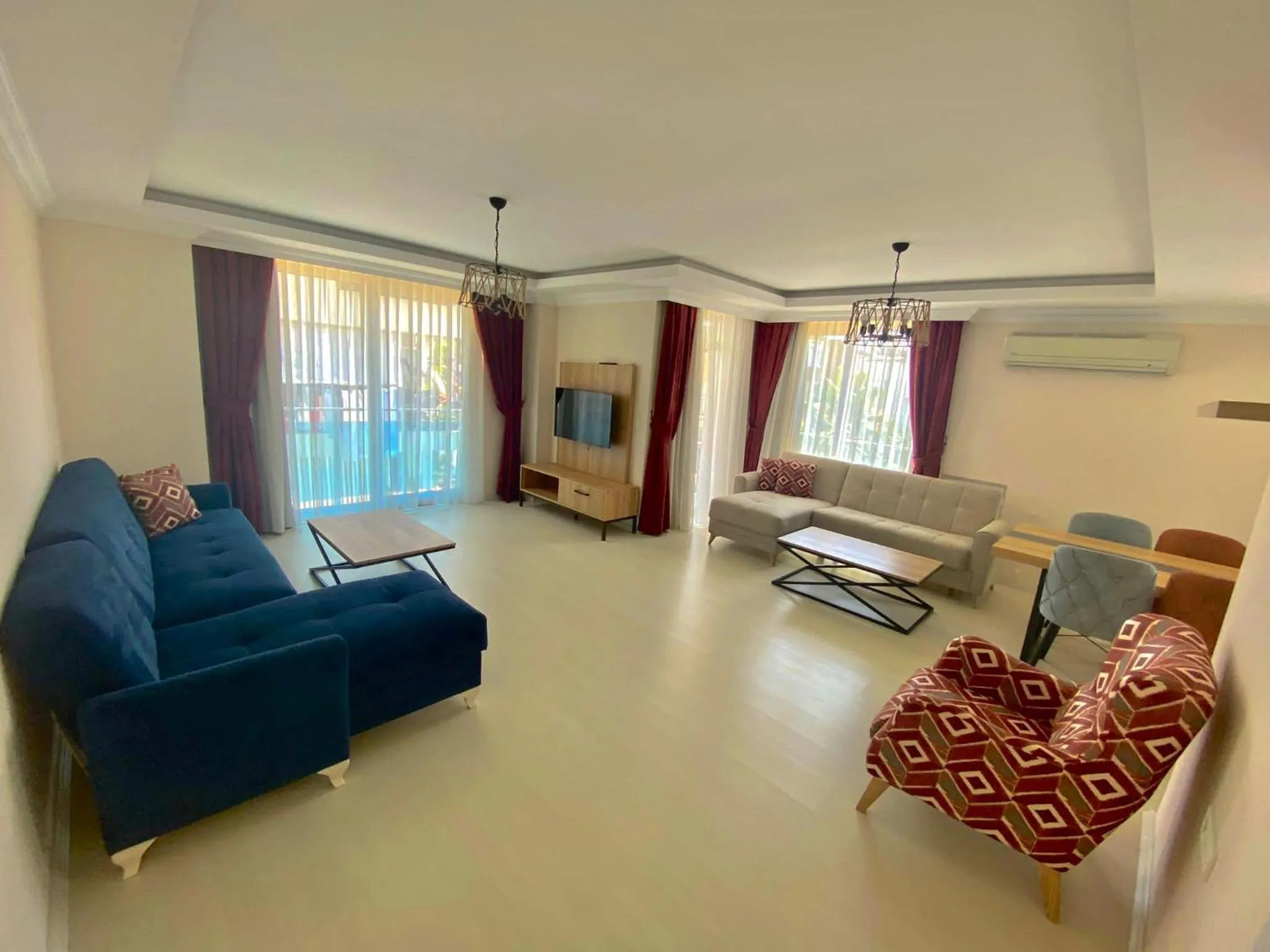 Seating area in Alfa Apart Hotel