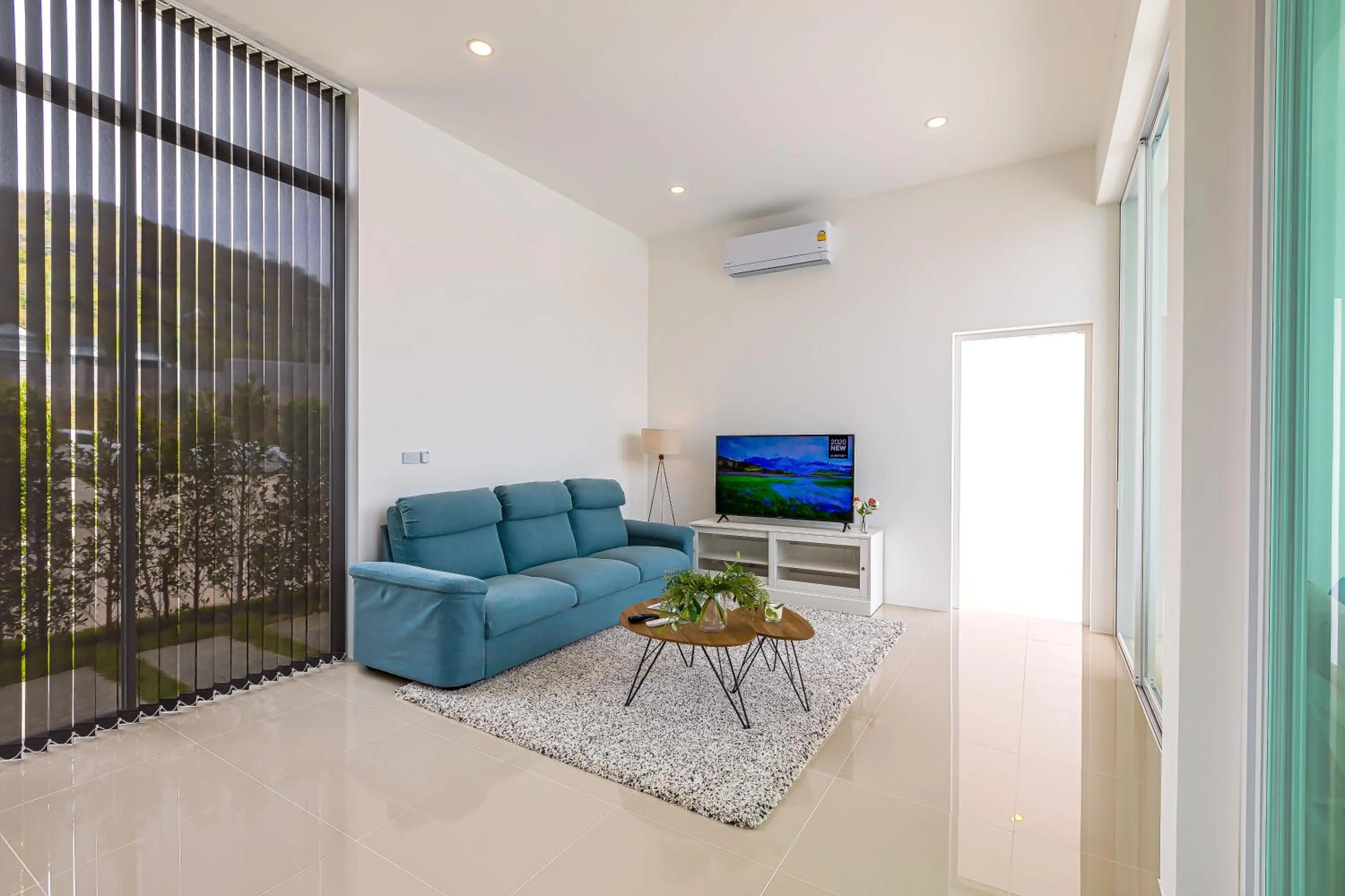 Living room in Modern 3 Bedroom Private Pool Villa KH-A1