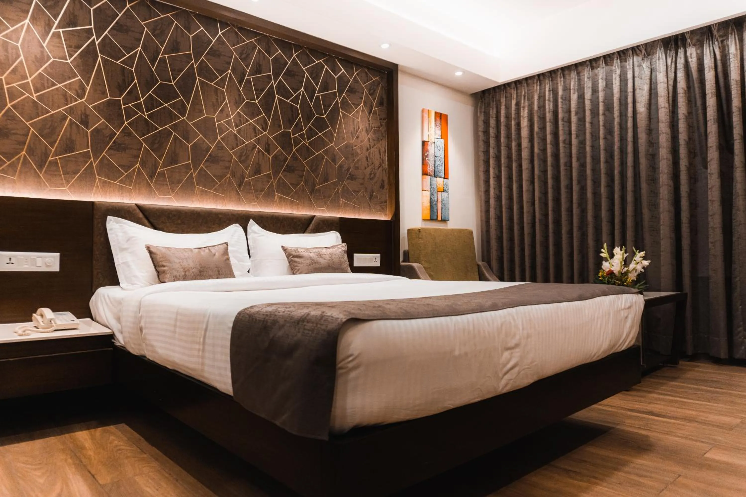 Bed in Jardin Hotels