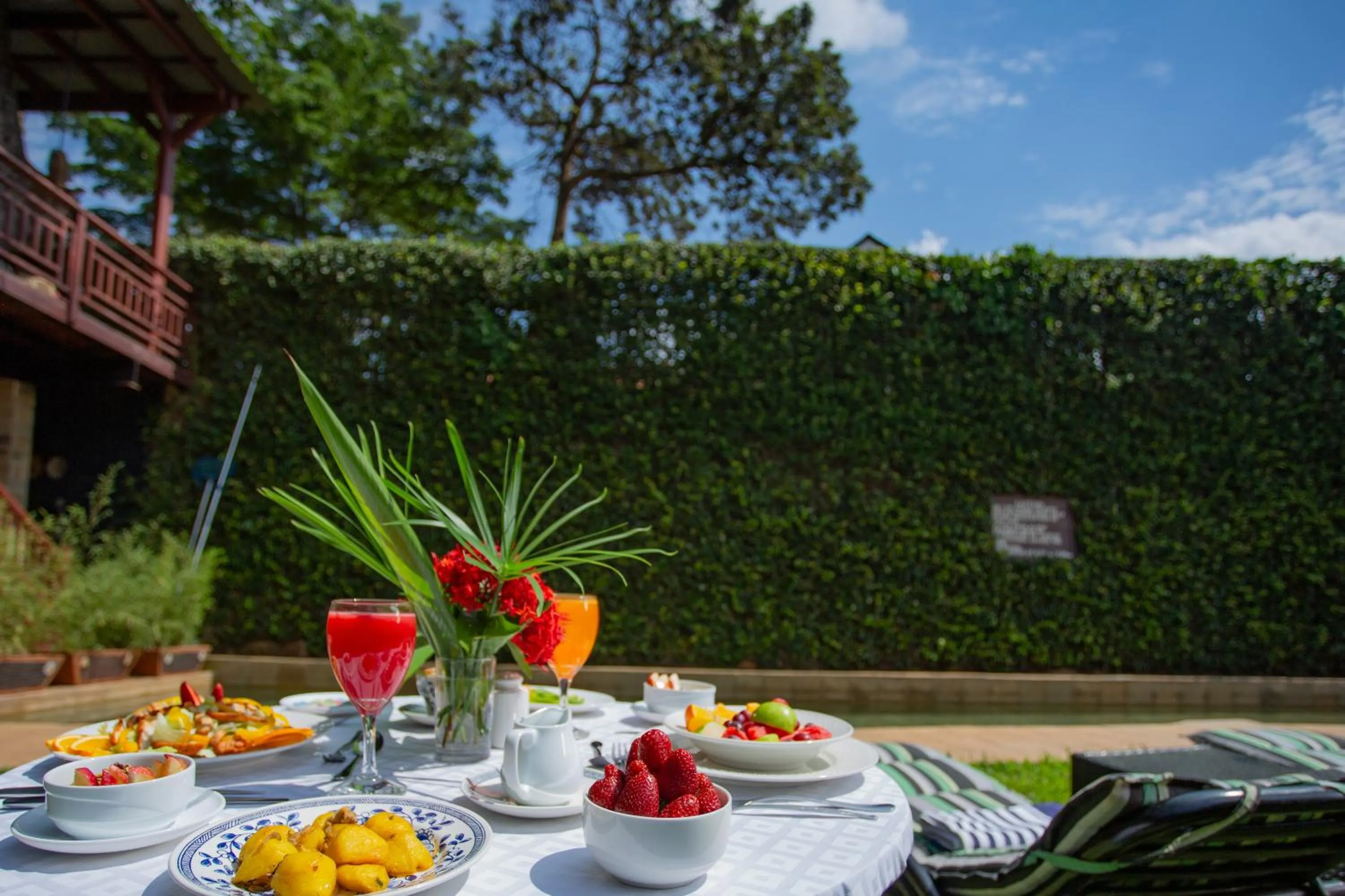 Swimming pool in Humura Resorts