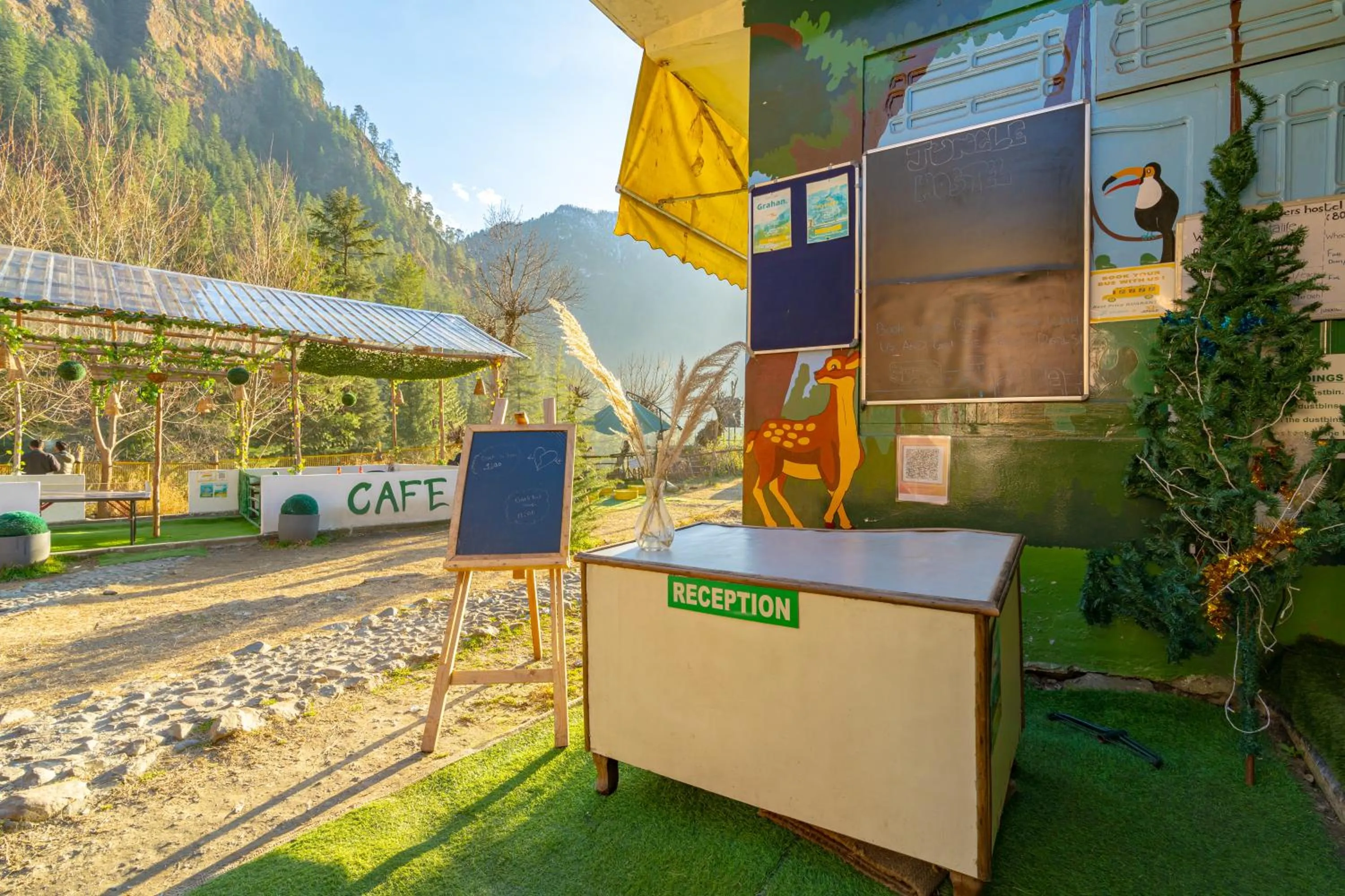 Lobby or reception in Jungle Hostel by Whoopers