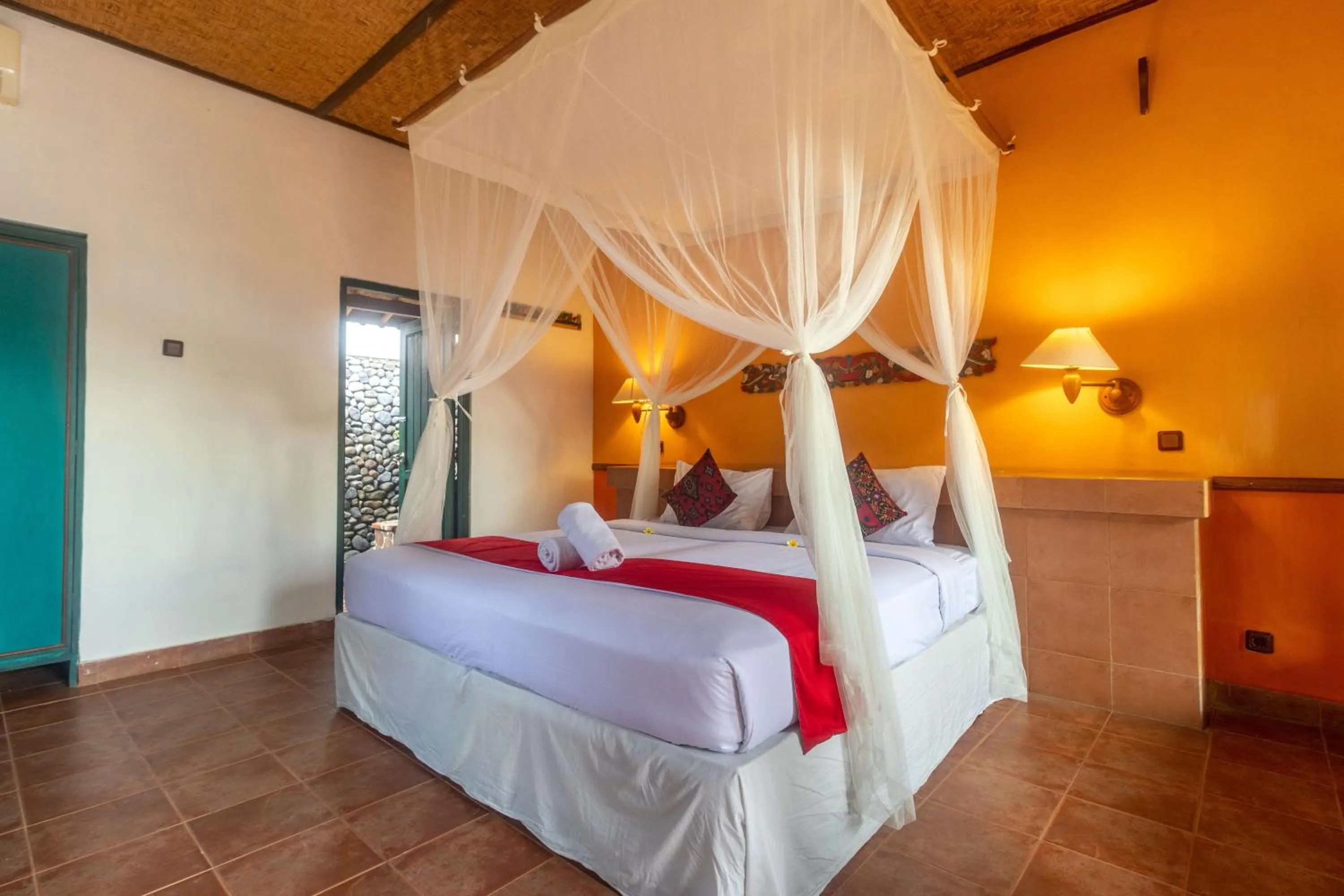 Bed in Umasari Rice Terrace Villa by AGATA