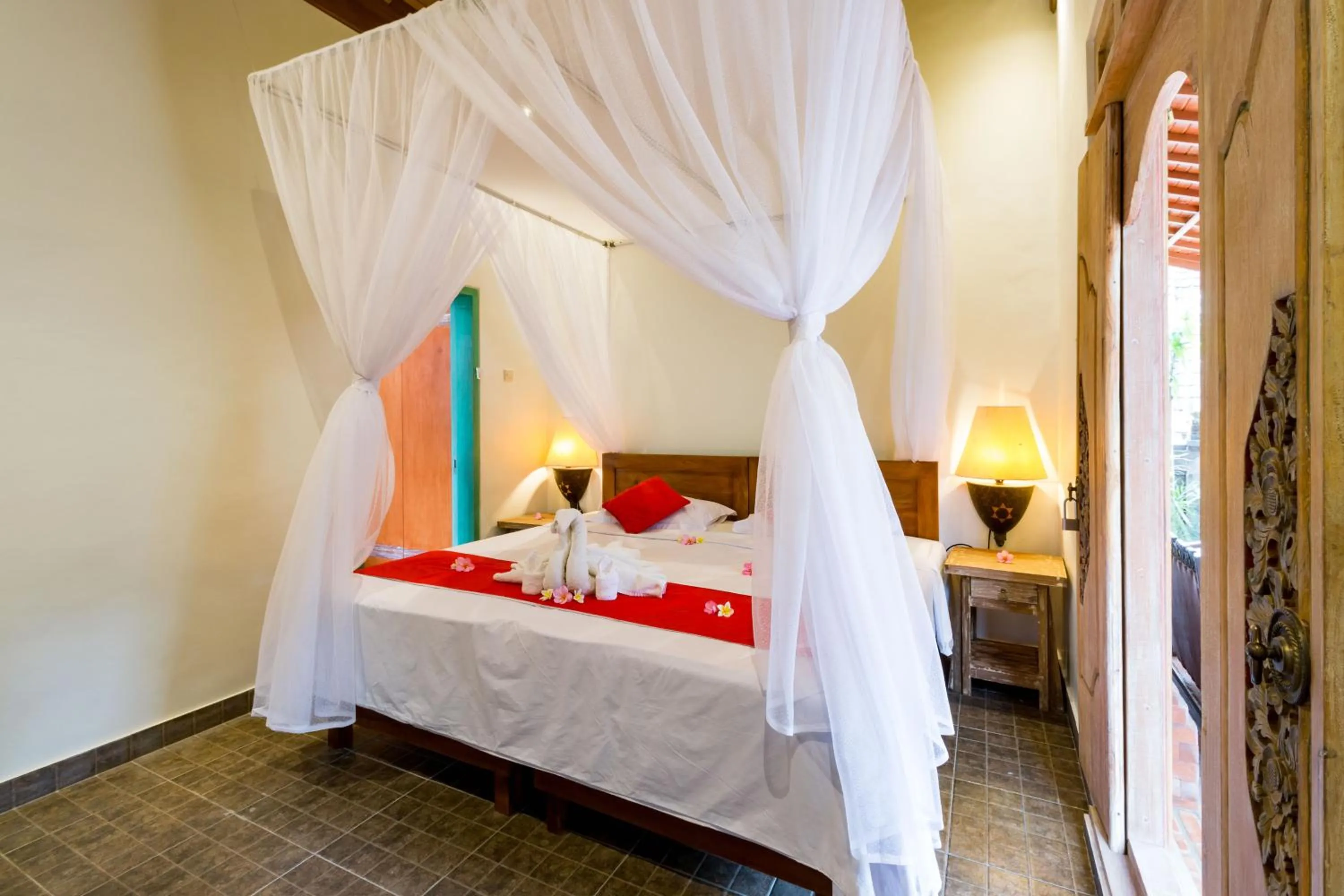 Bed in Umasari Rice Terrace Villa by AGATA