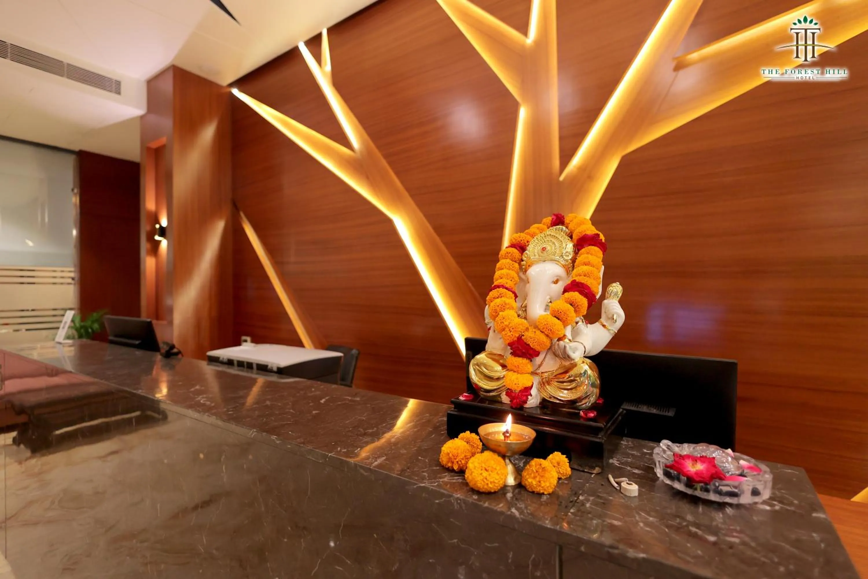 Lobby or reception in The Forest Hill Hotel