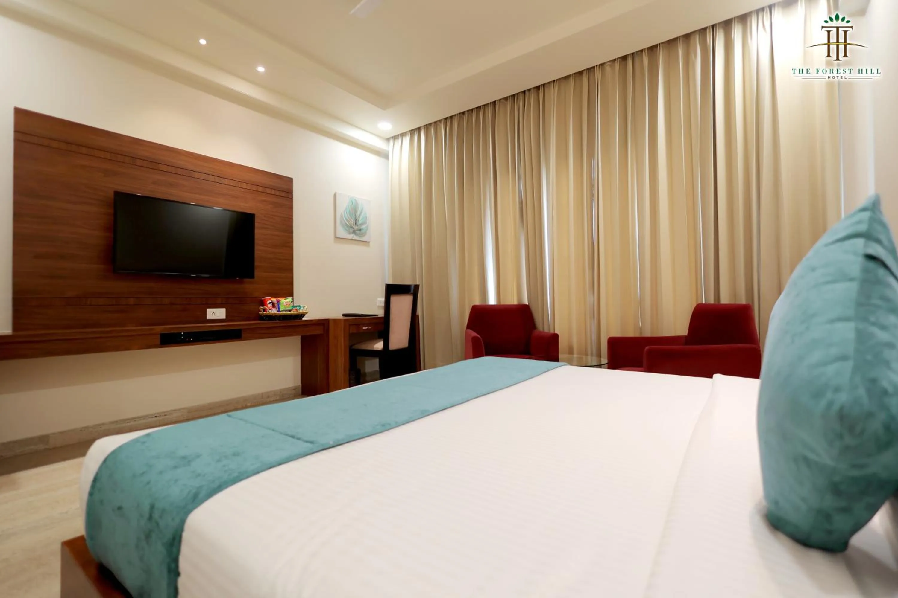 Bed in The Forest Hill Hotel