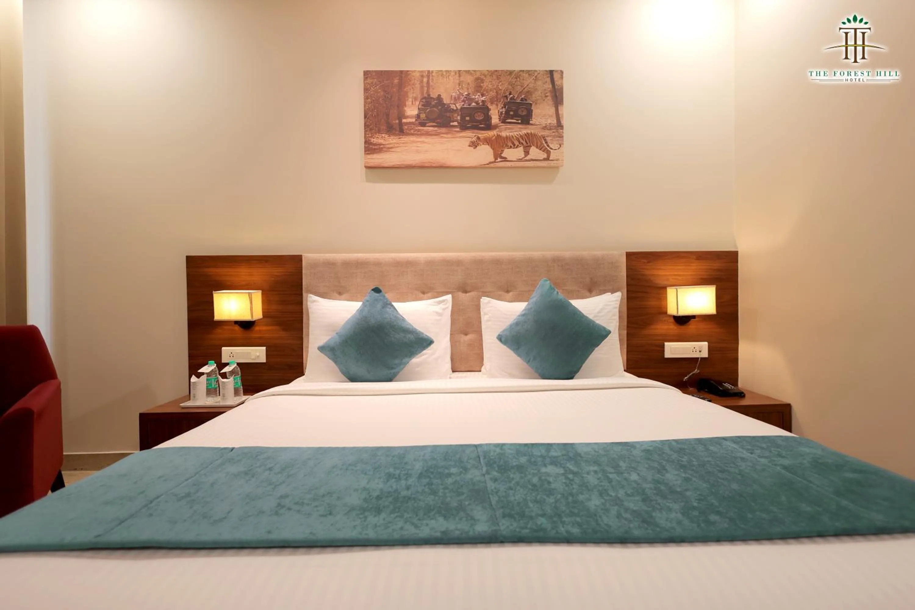 Bed in The Forest Hill Hotel