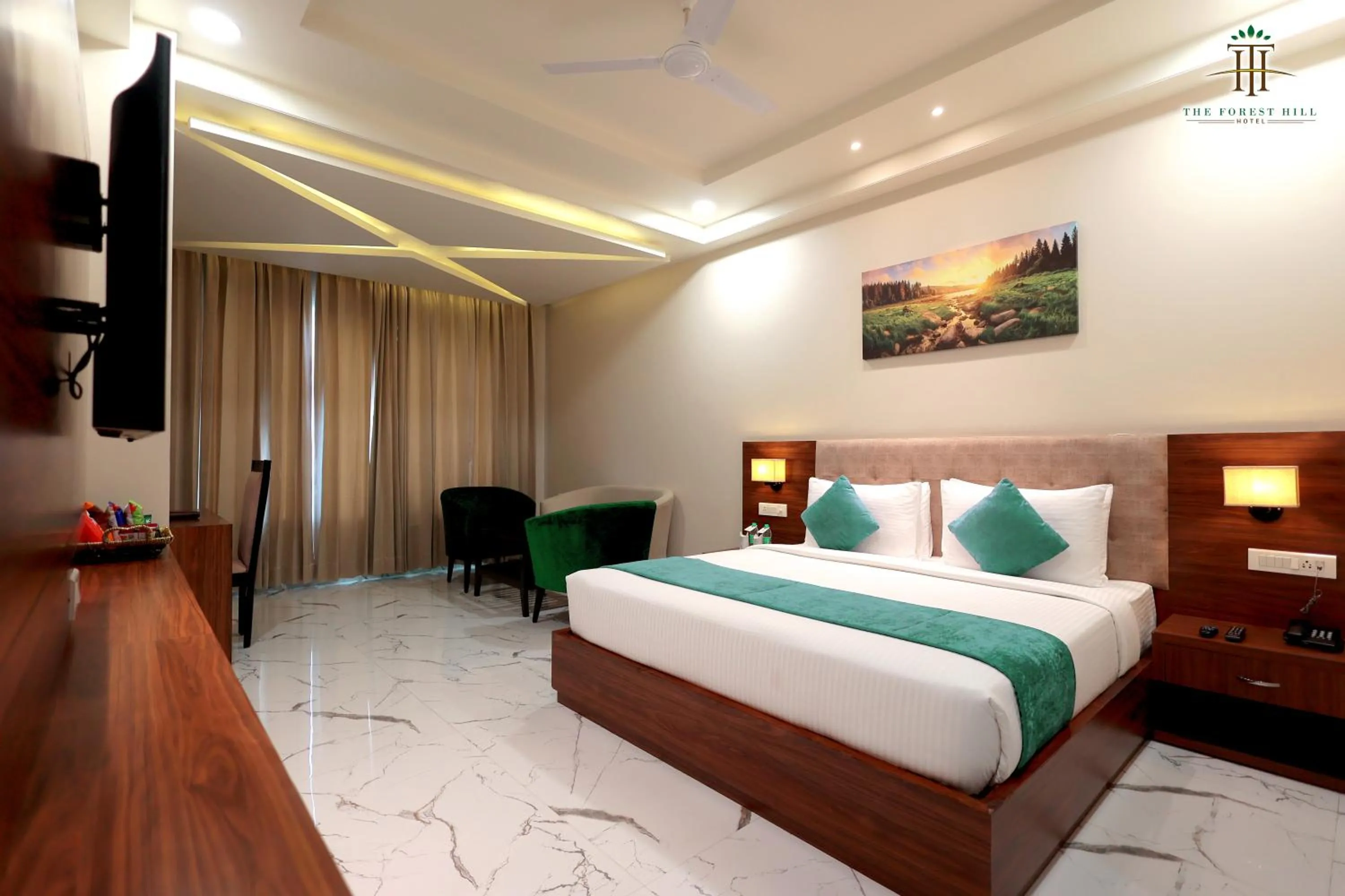 Bedroom, Bed in The Forest Hill Hotel