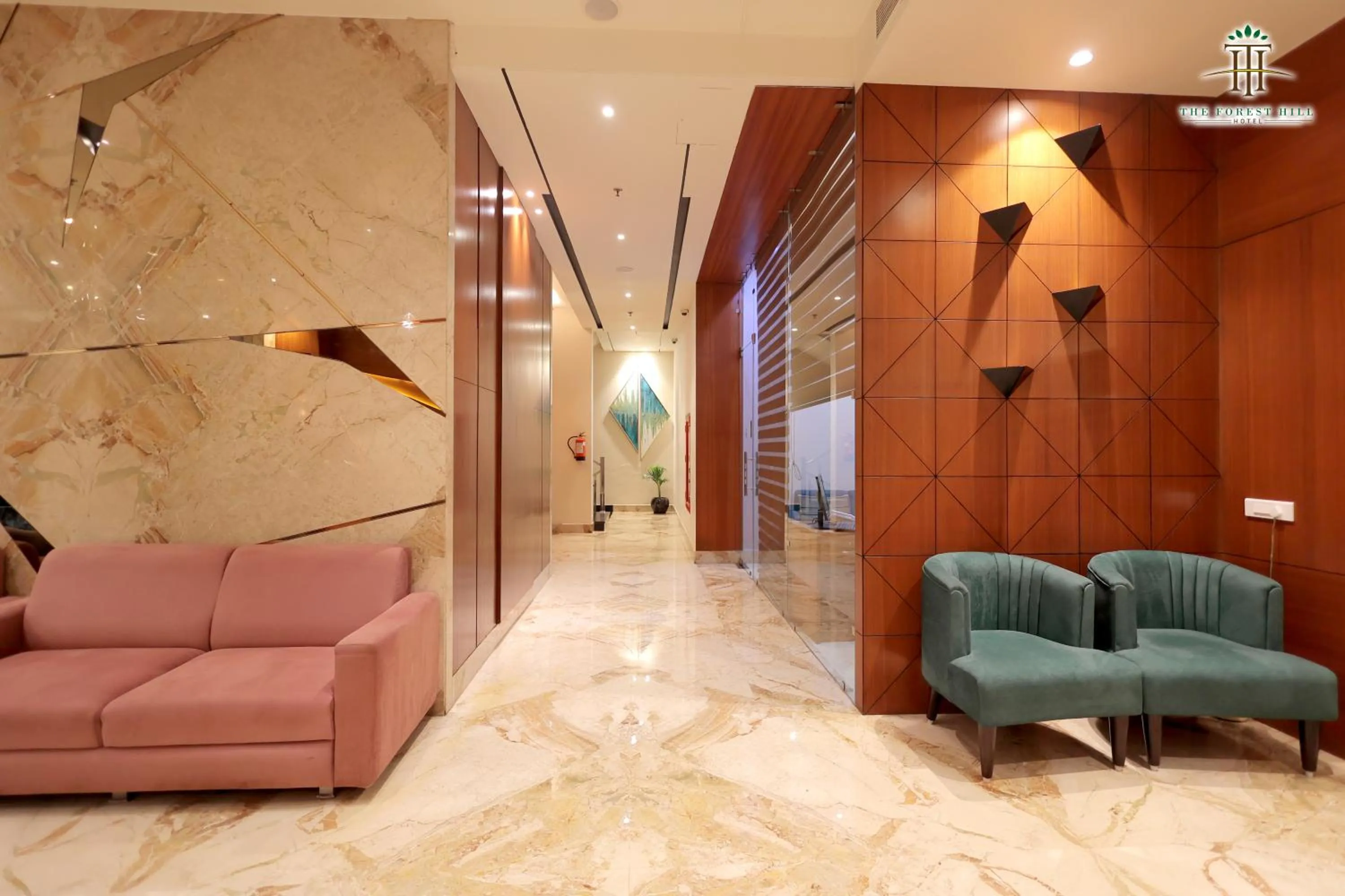 Lobby or reception in The Forest Hill Hotel