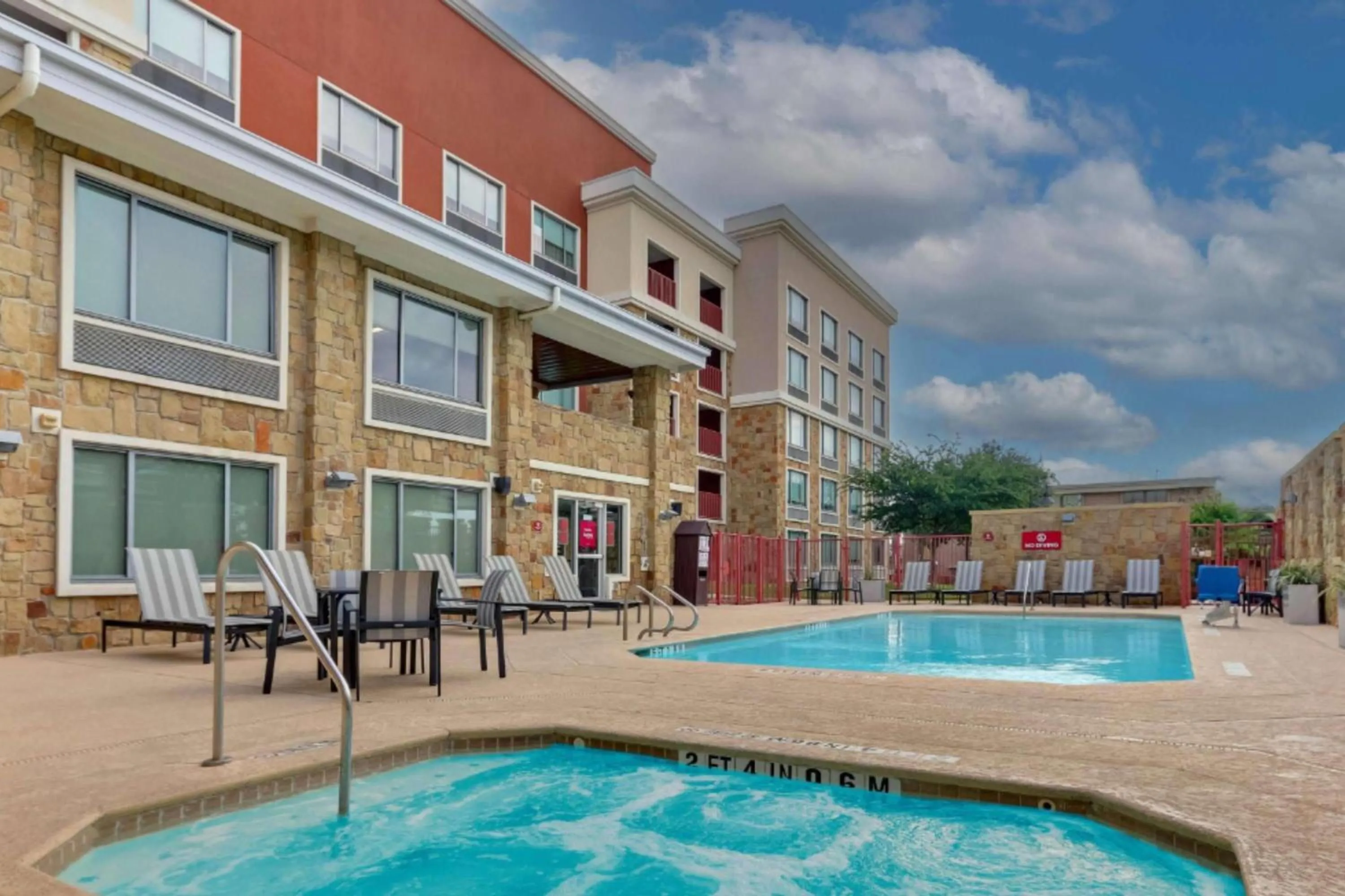 Pool view in Wyndham Garden San Antonio Airport