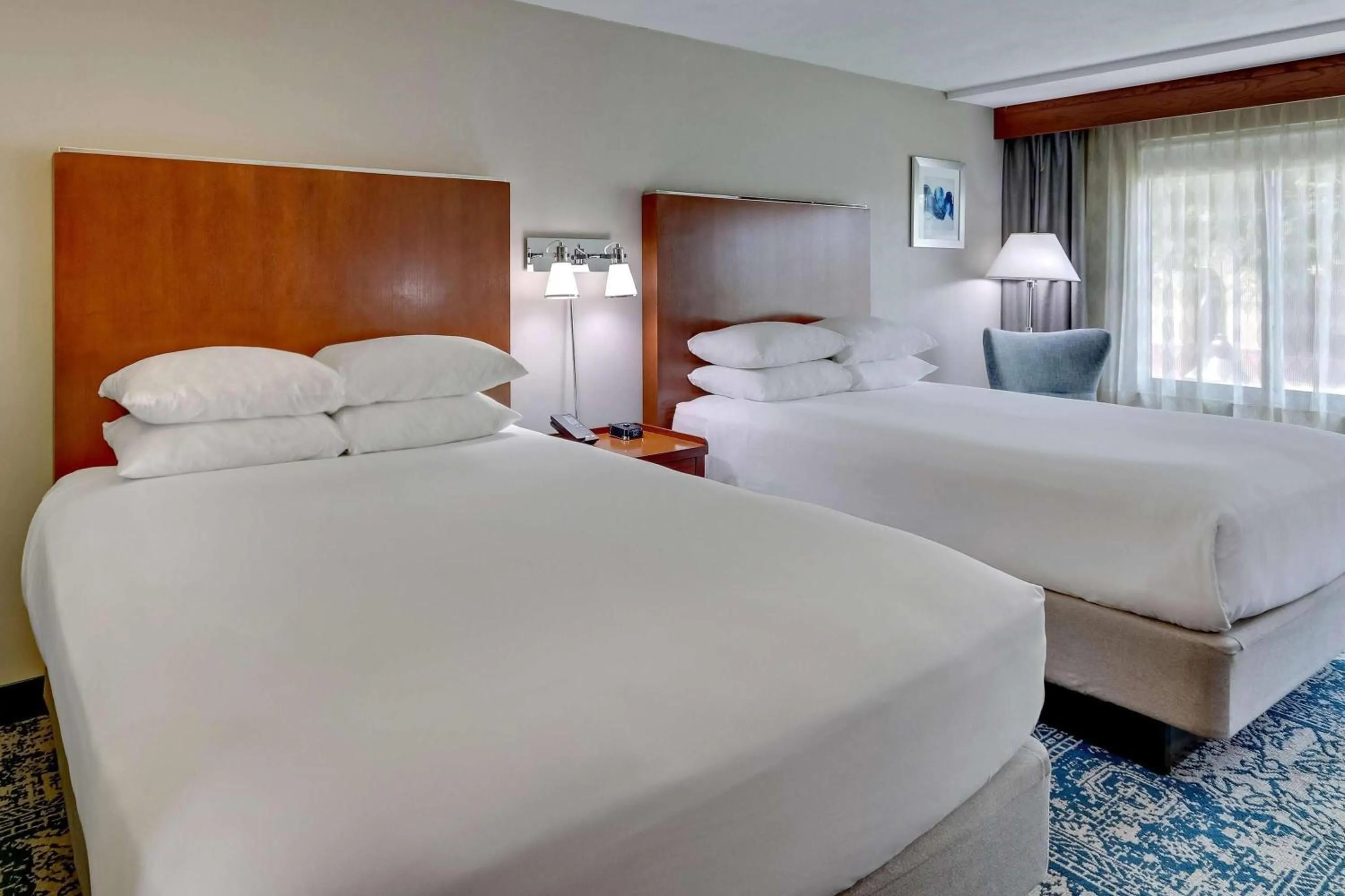 Bed in Wyndham Garden San Antonio Airport