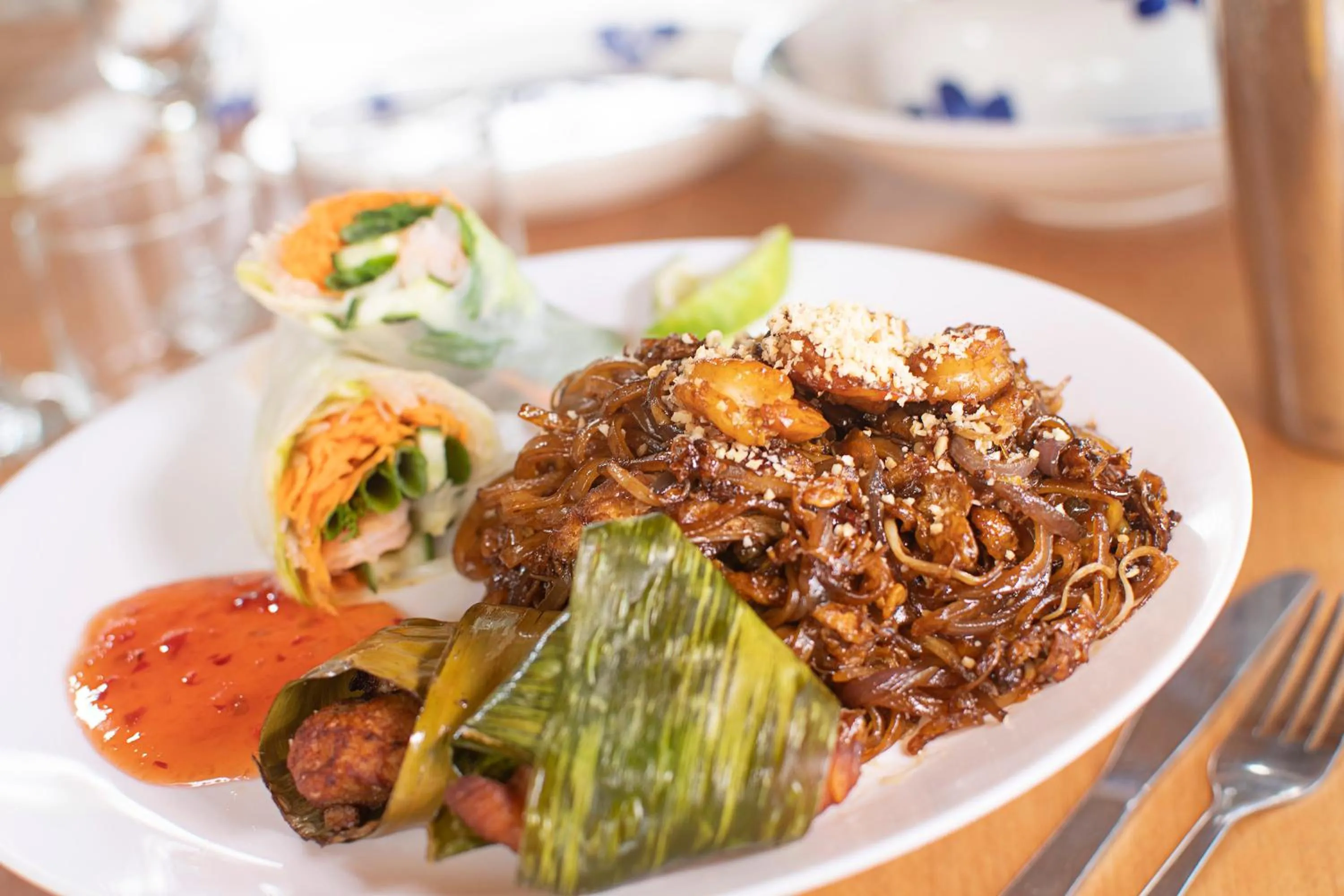 Lunch in Santuario Beach Hostel