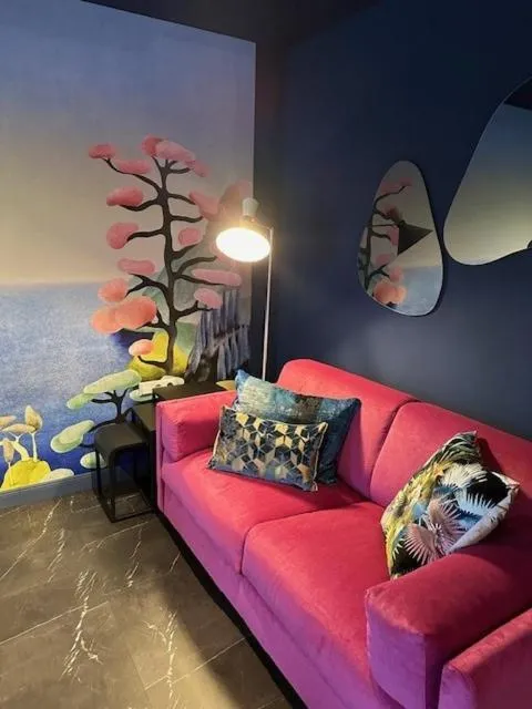 Communal lounge/ TV room in Sapia Hotel Rheinsberg