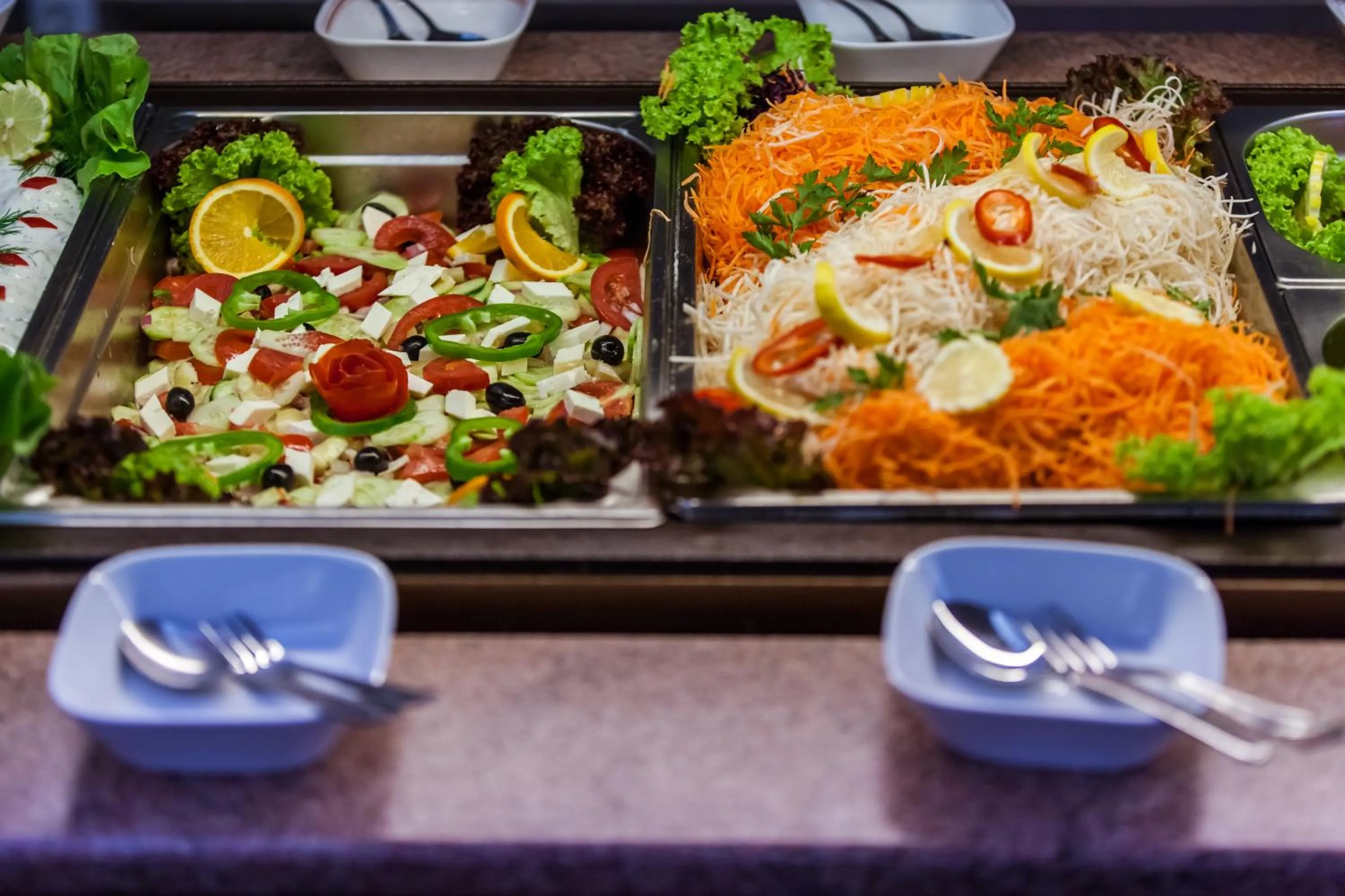 Food close-up in Hotel International