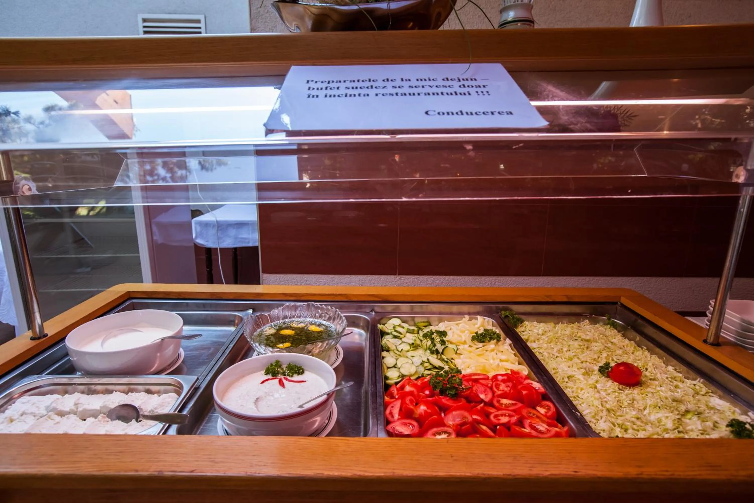 Food close-up in Hotel Nufarul