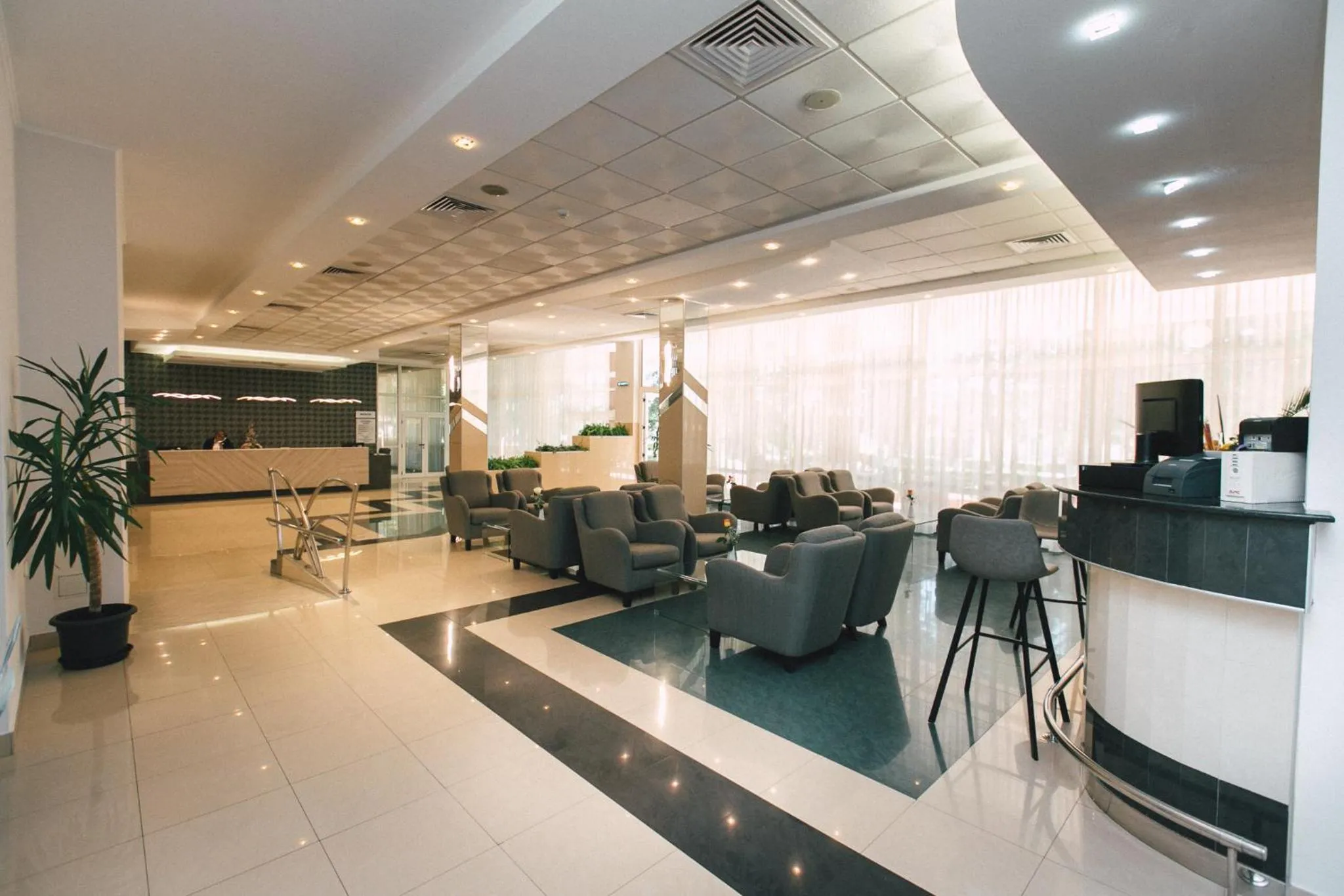 Lobby or reception in Hotel Nufarul