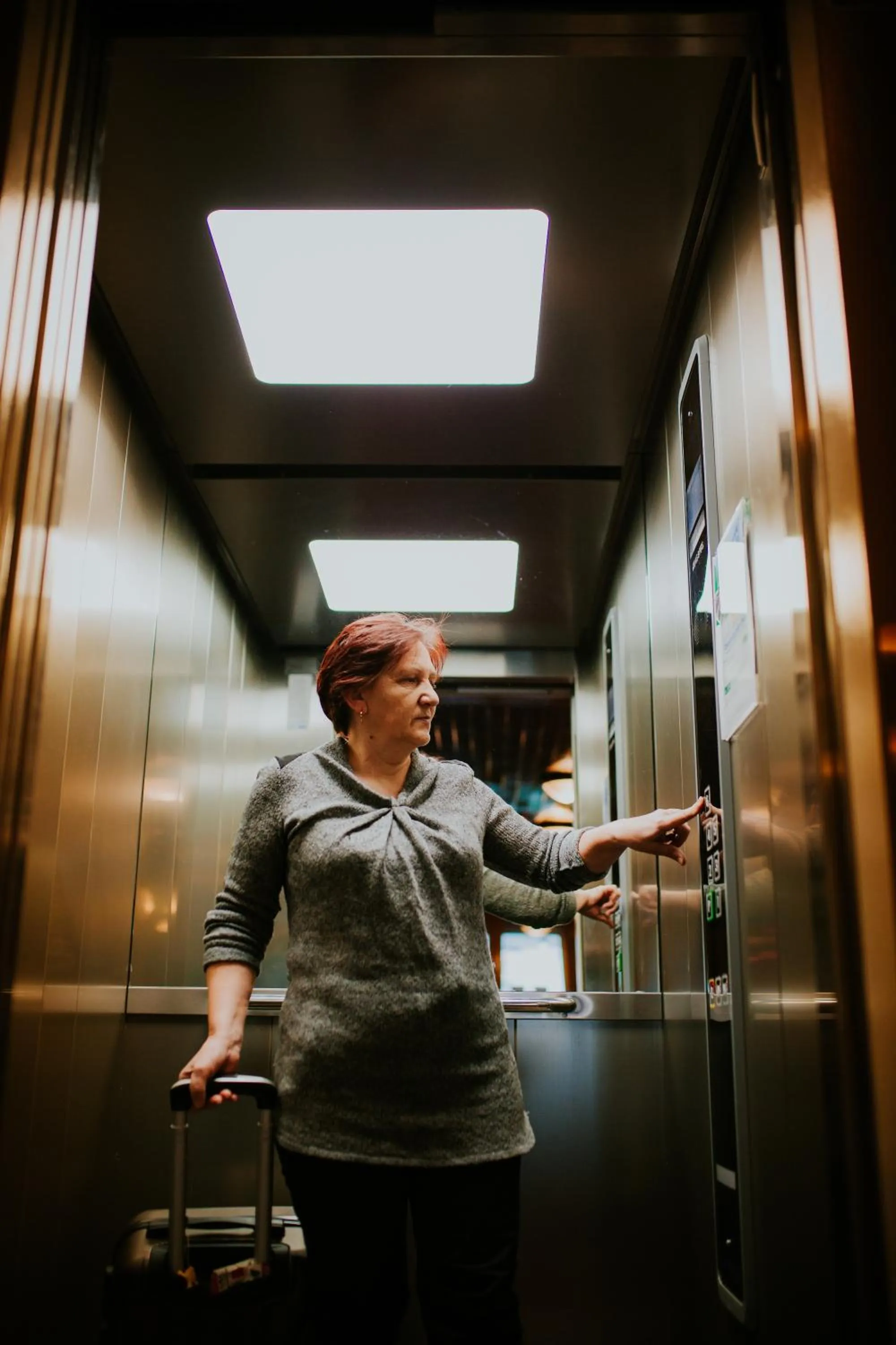 elevator in Hotel Tusnad