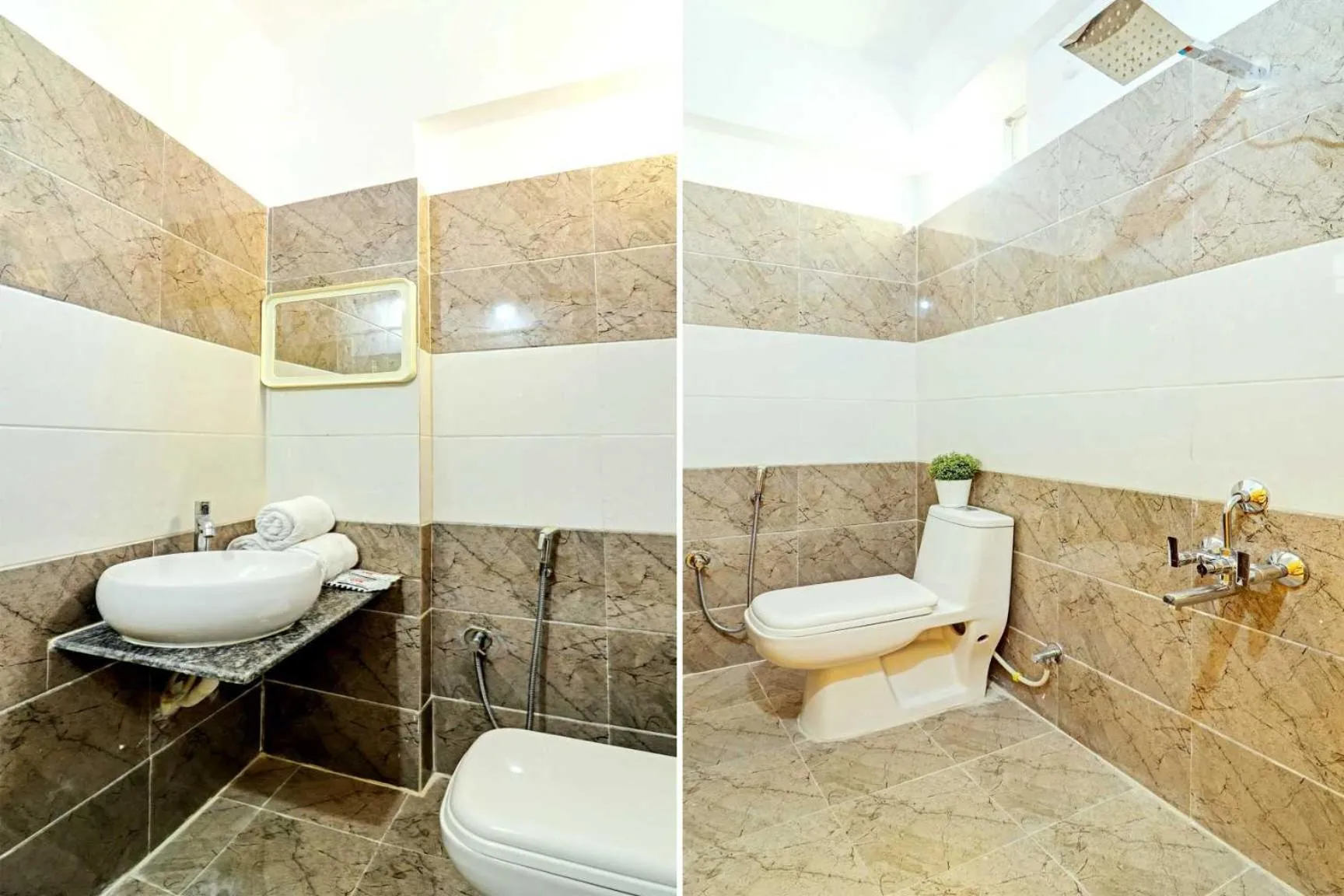 Bathroom in Landcorp hotels