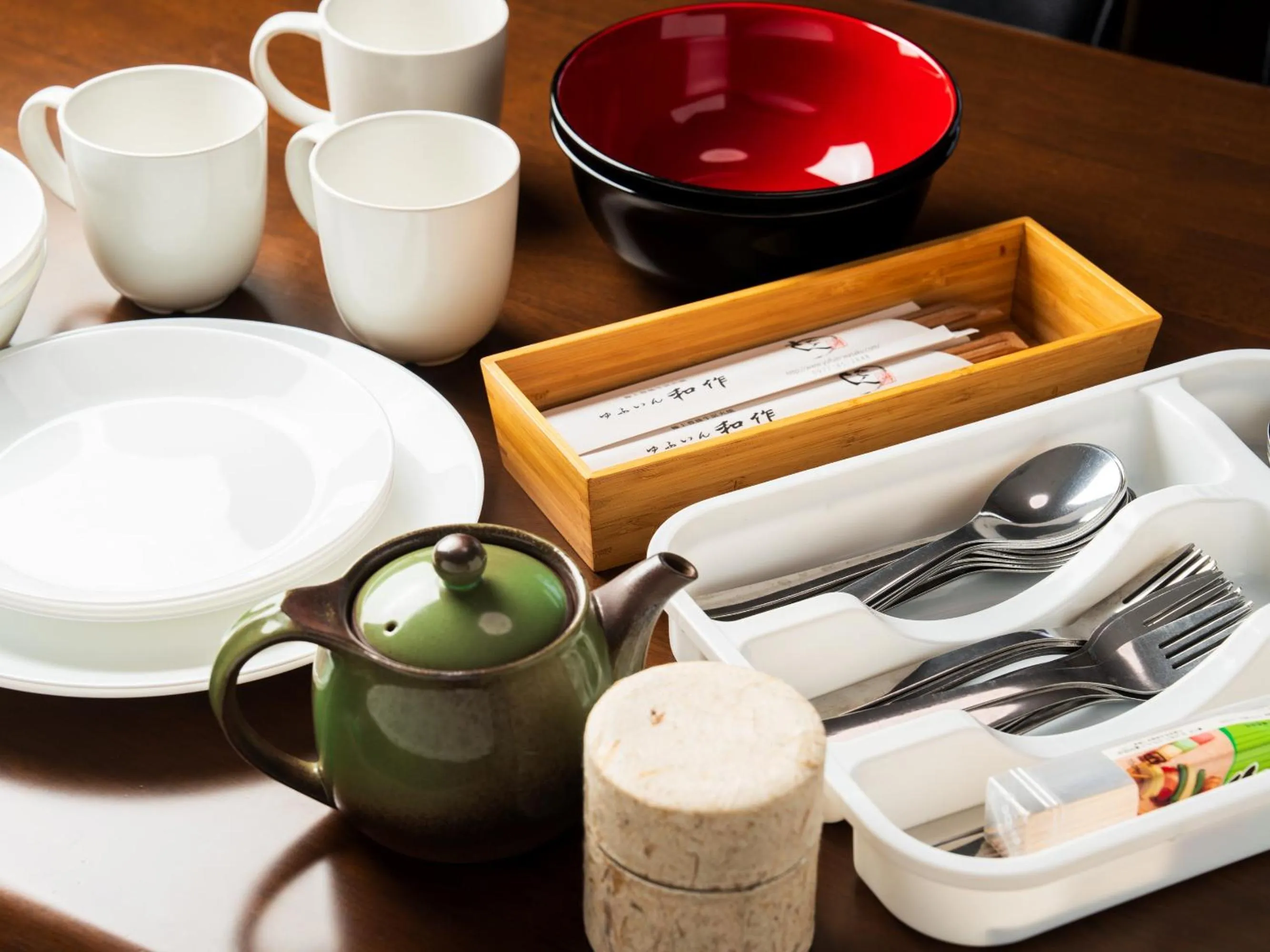 Photo of the whole room in Yufuin Wasaku