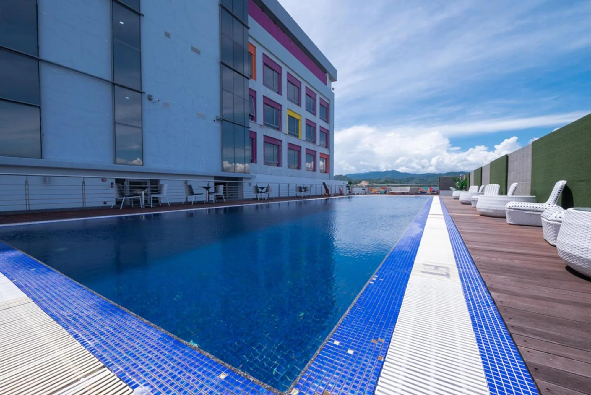 Pool view in Asaya Hotel Kota Kinabalu - Refurbished 2024