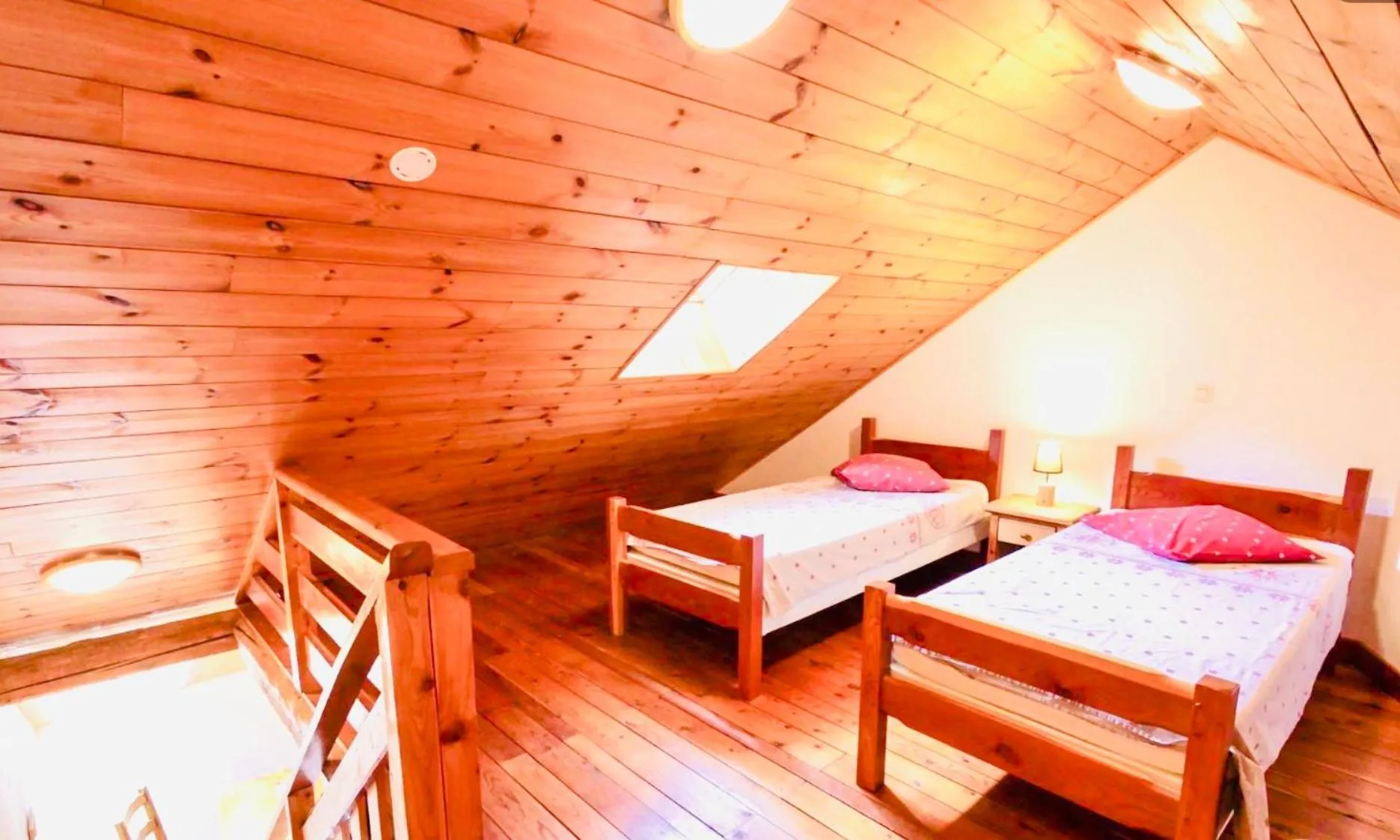 Bed in Chambres d'hôtes l'Abondance