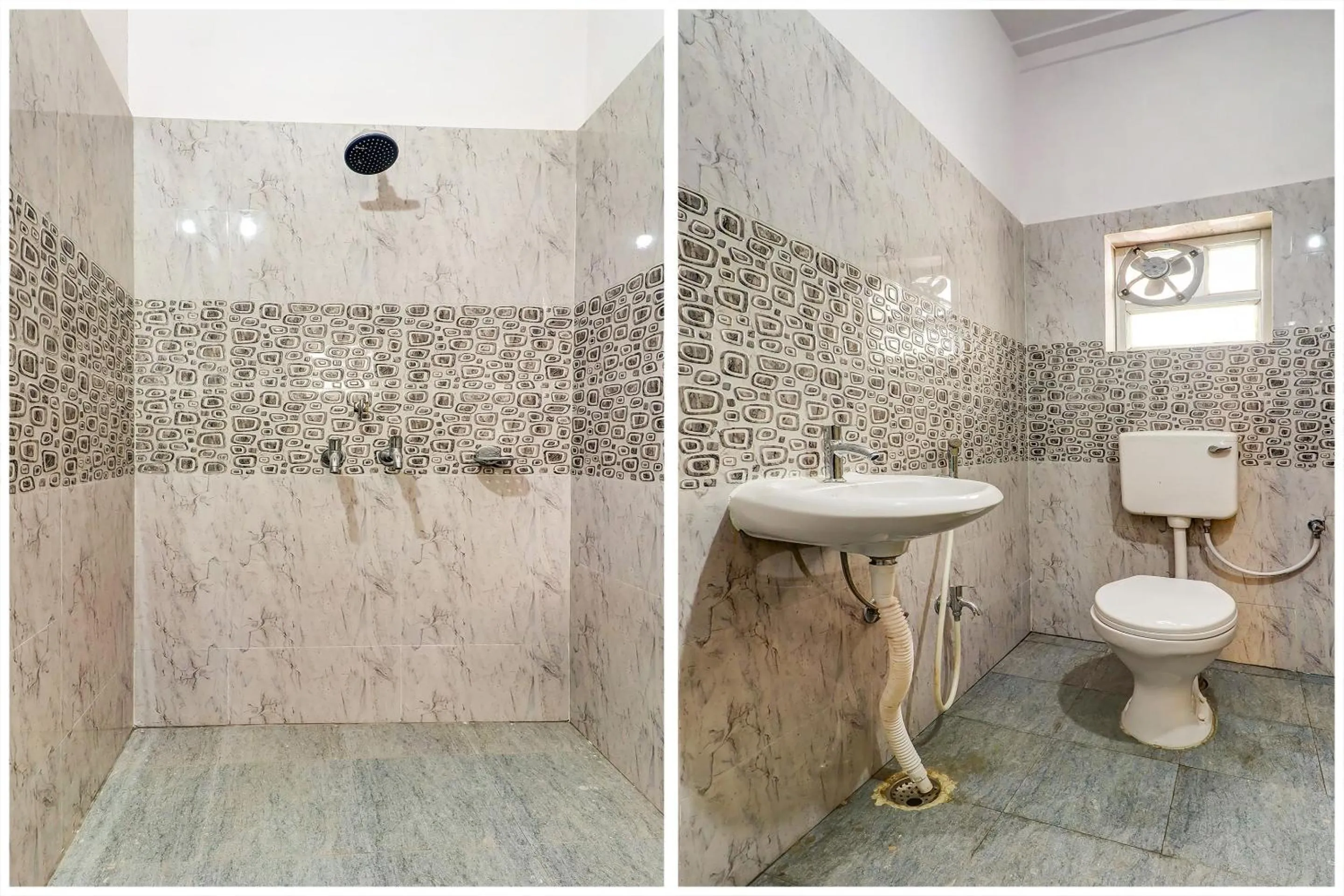 Bathroom in Hotel O by OYO Sidhu Kanhu & Banquet