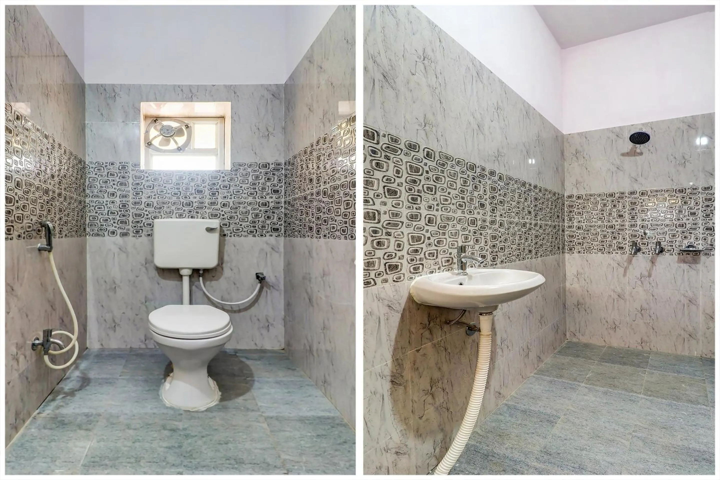 Bathroom in Hotel O by OYO Sidhu Kanhu & Banquet