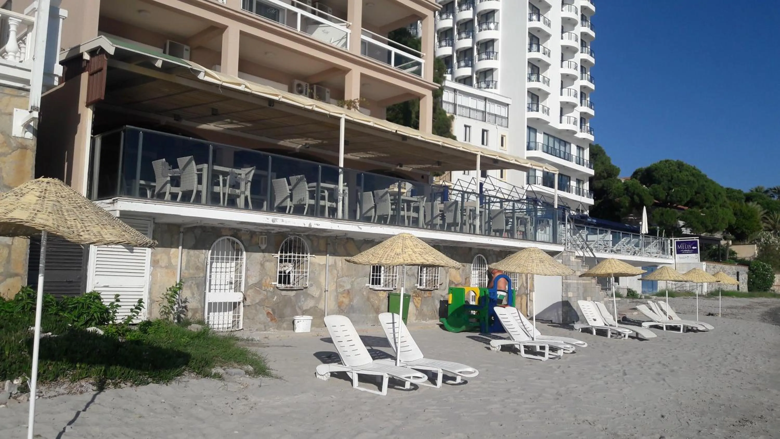 Beach in Melis Hotel Kusadasi