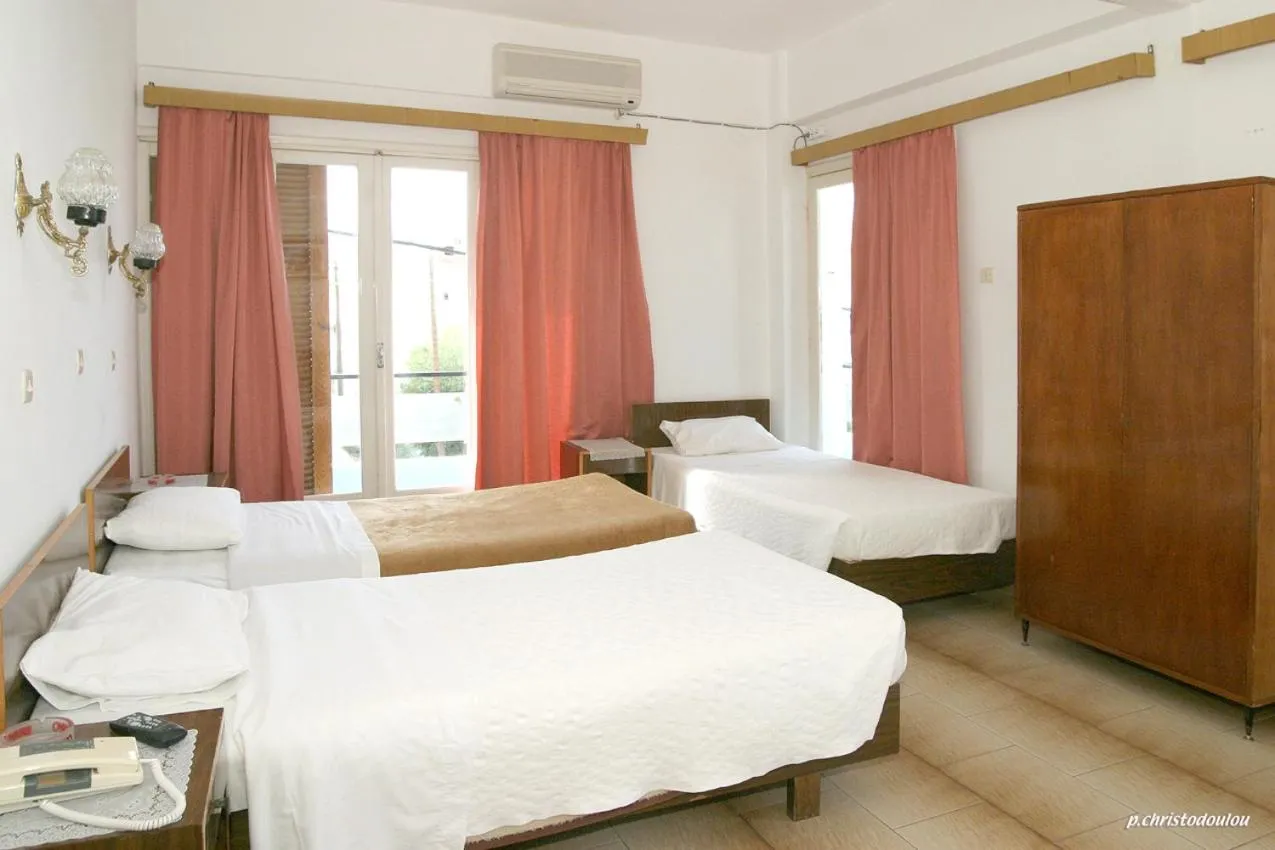 Bed in Hotel Karpathos