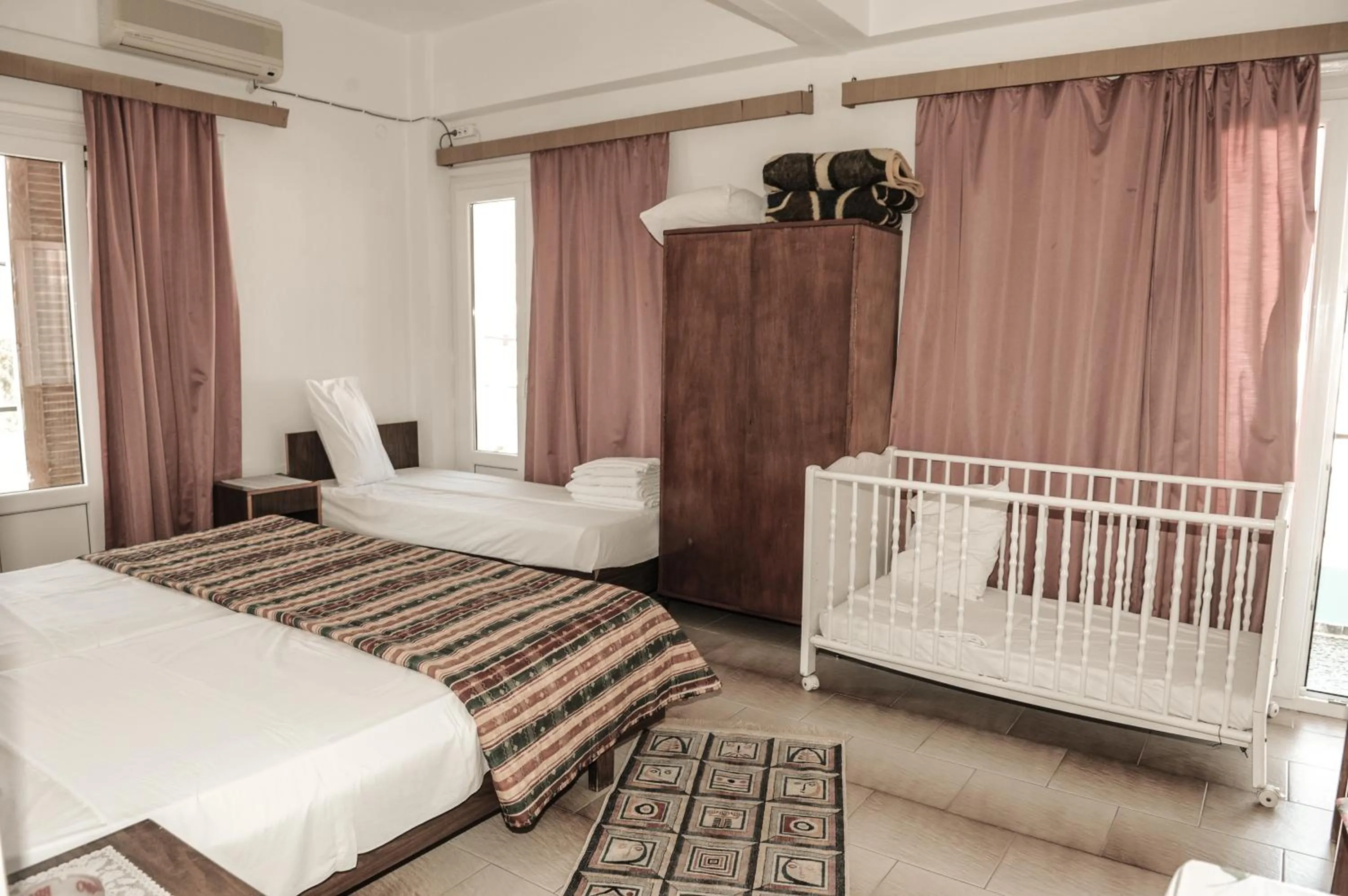 Bed in Hotel Karpathos