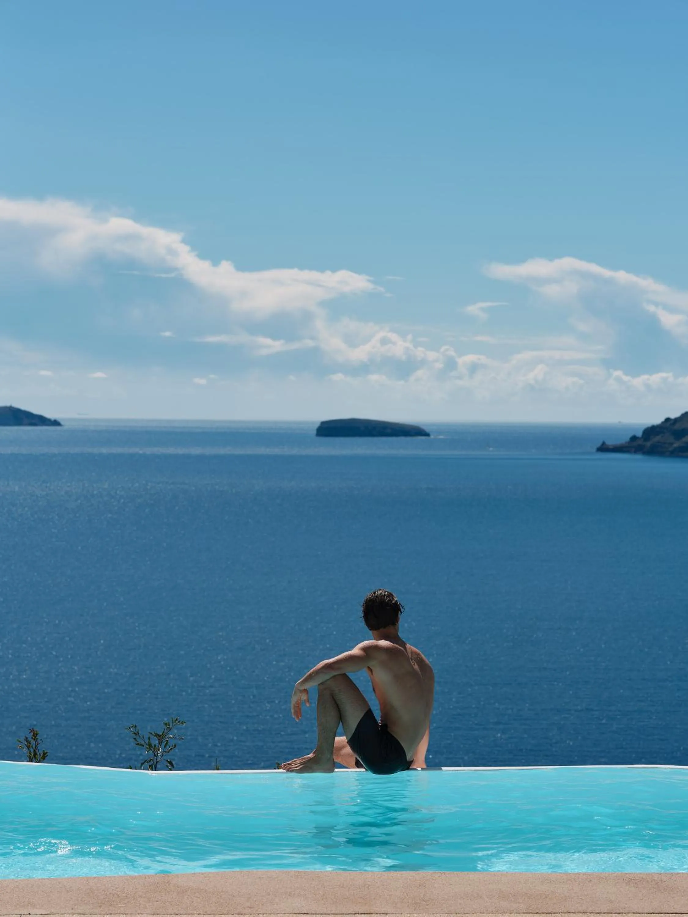 Pool view in Olvos Luxury Suites