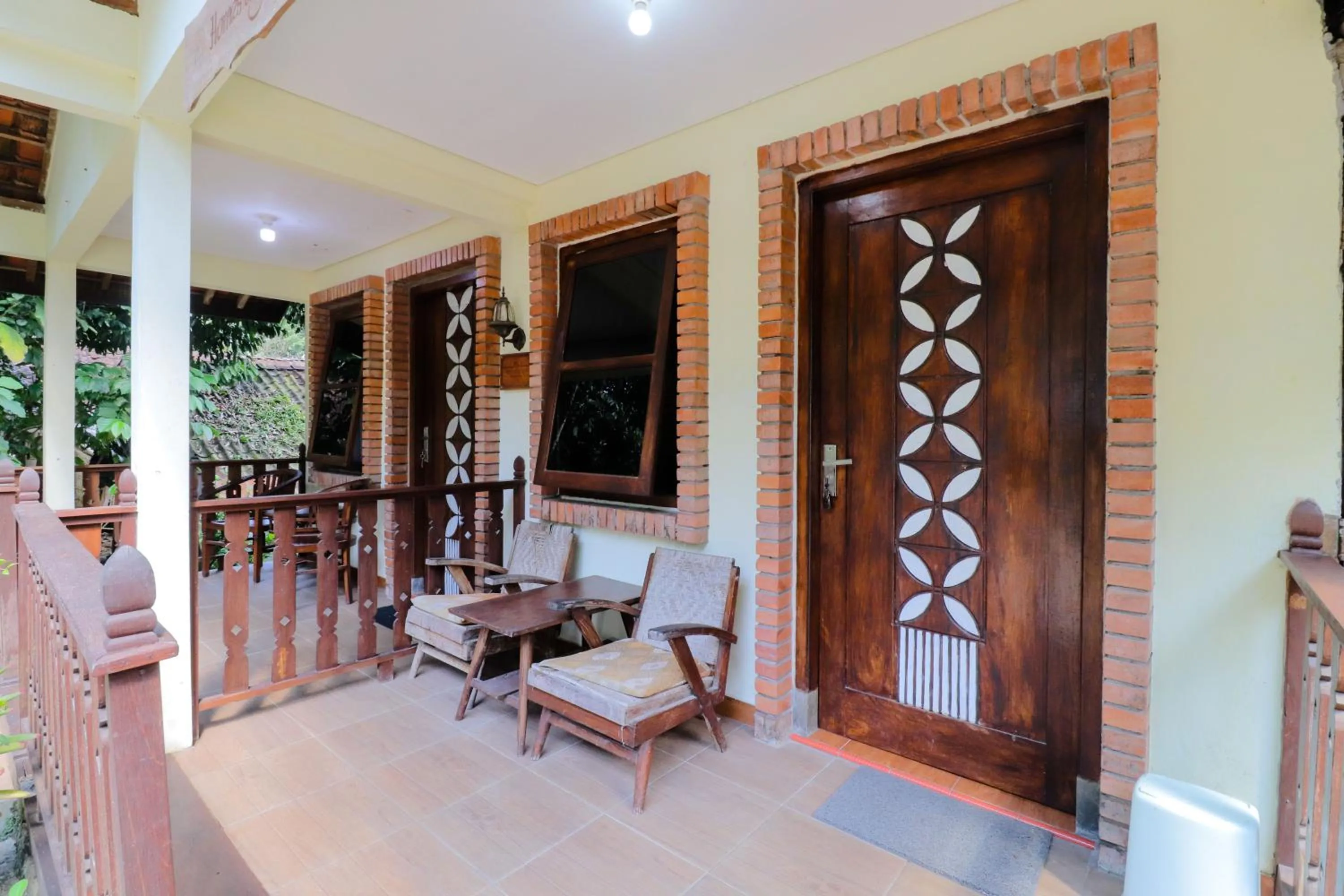 Balcony/Terrace in Penginapan Widodo Syariah Borobudur