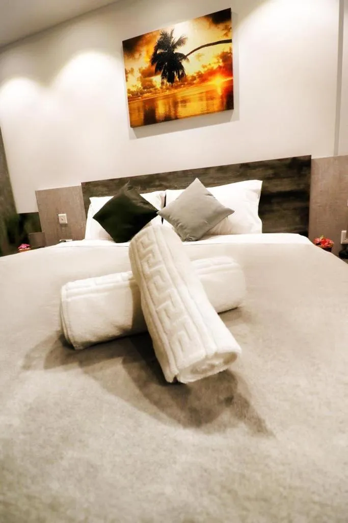 Bed in Hotel Shoreline