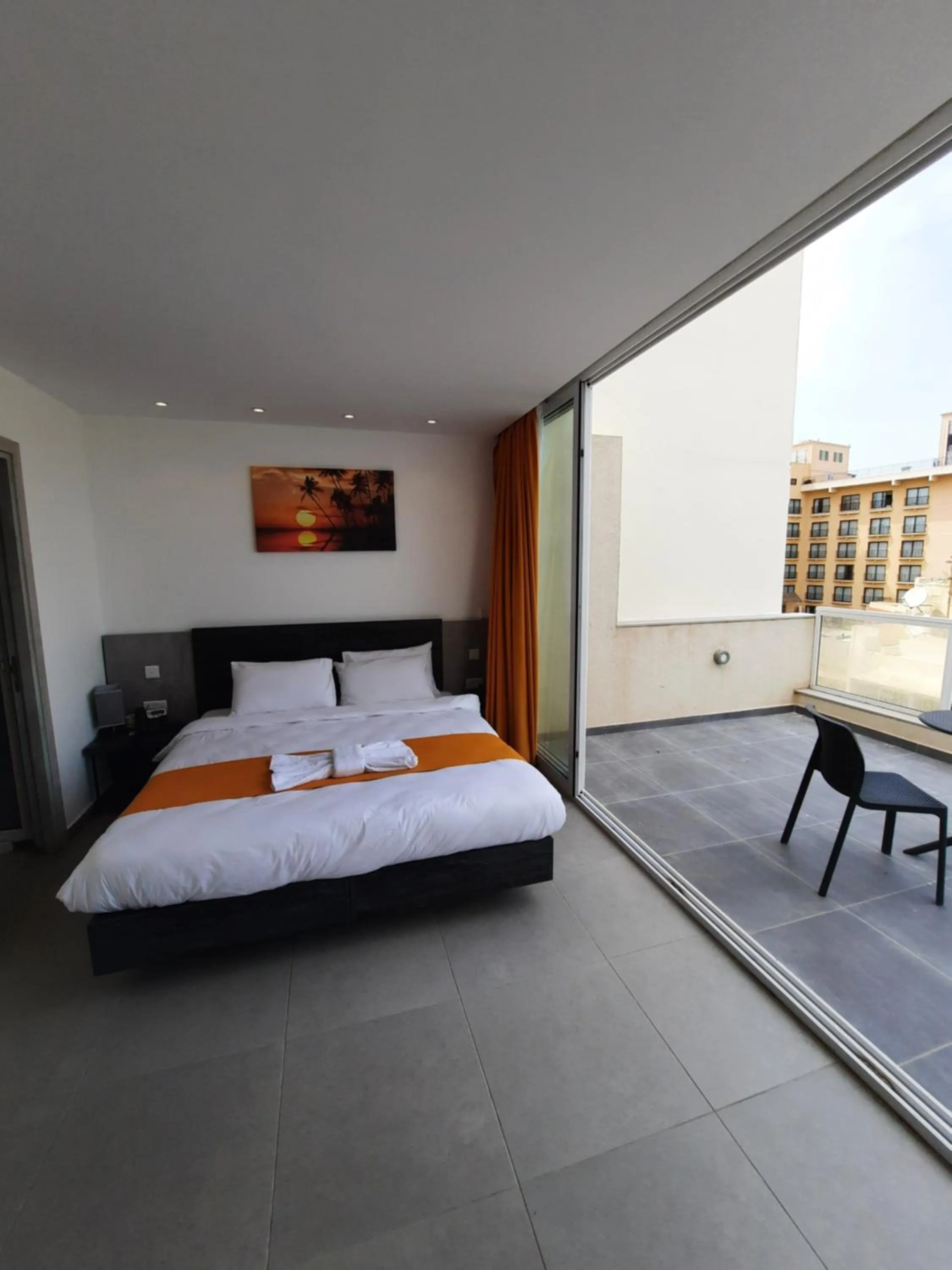 Bed in Hotel Shoreline