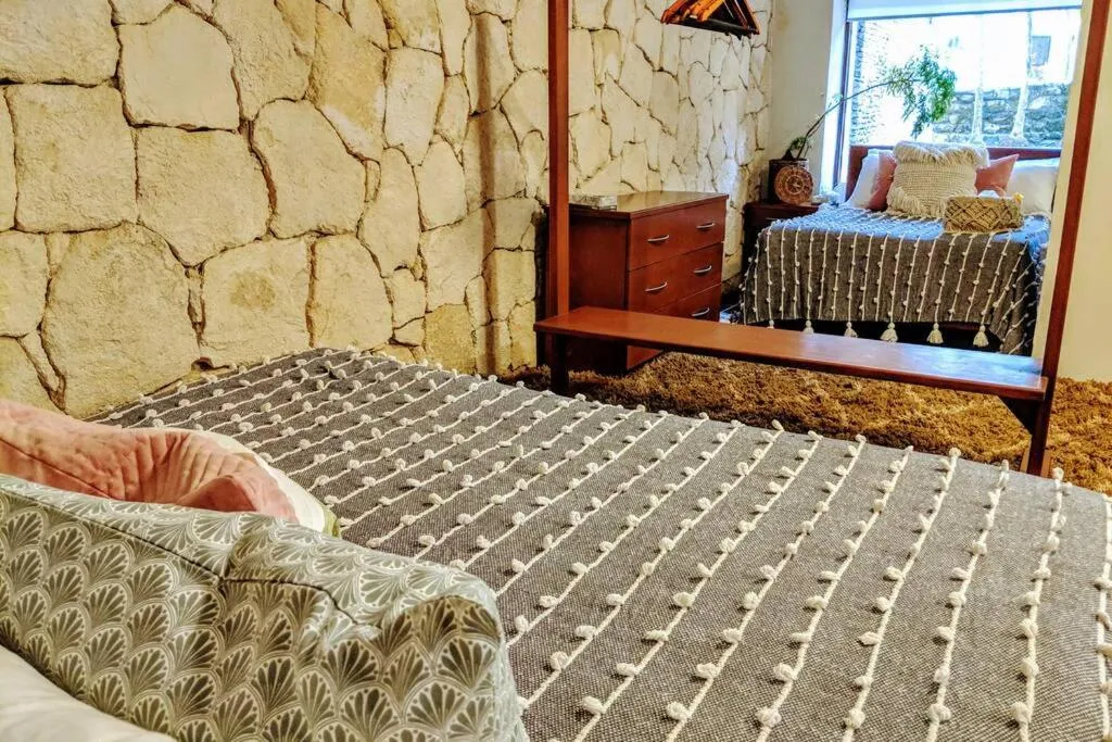 Bedroom, Bed in Steps to Ocean Huge Beach Villa Private Pool in Exclusive Fase 1 Playacar