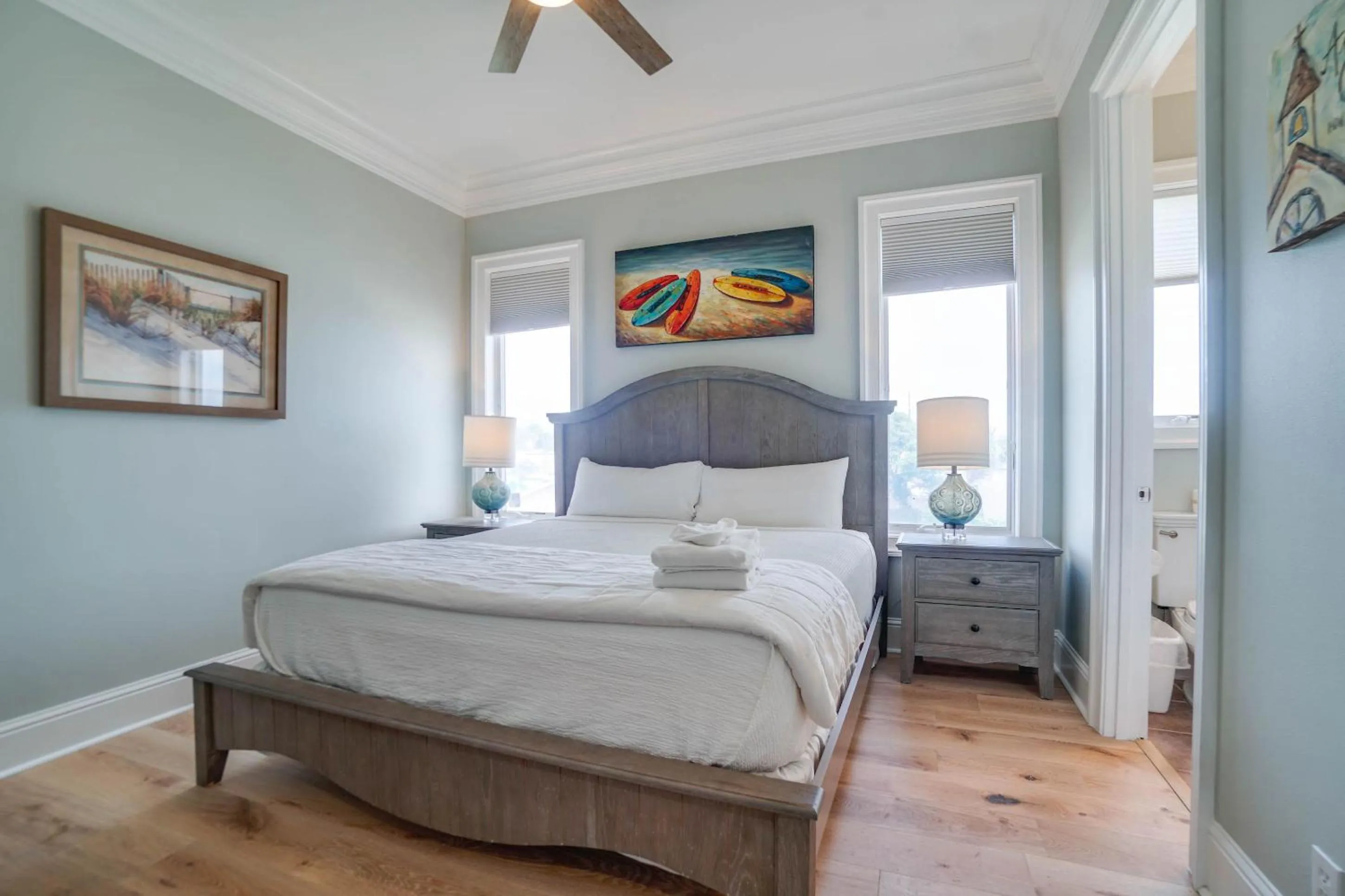 Bed in Beach House - Stairway to Heaven