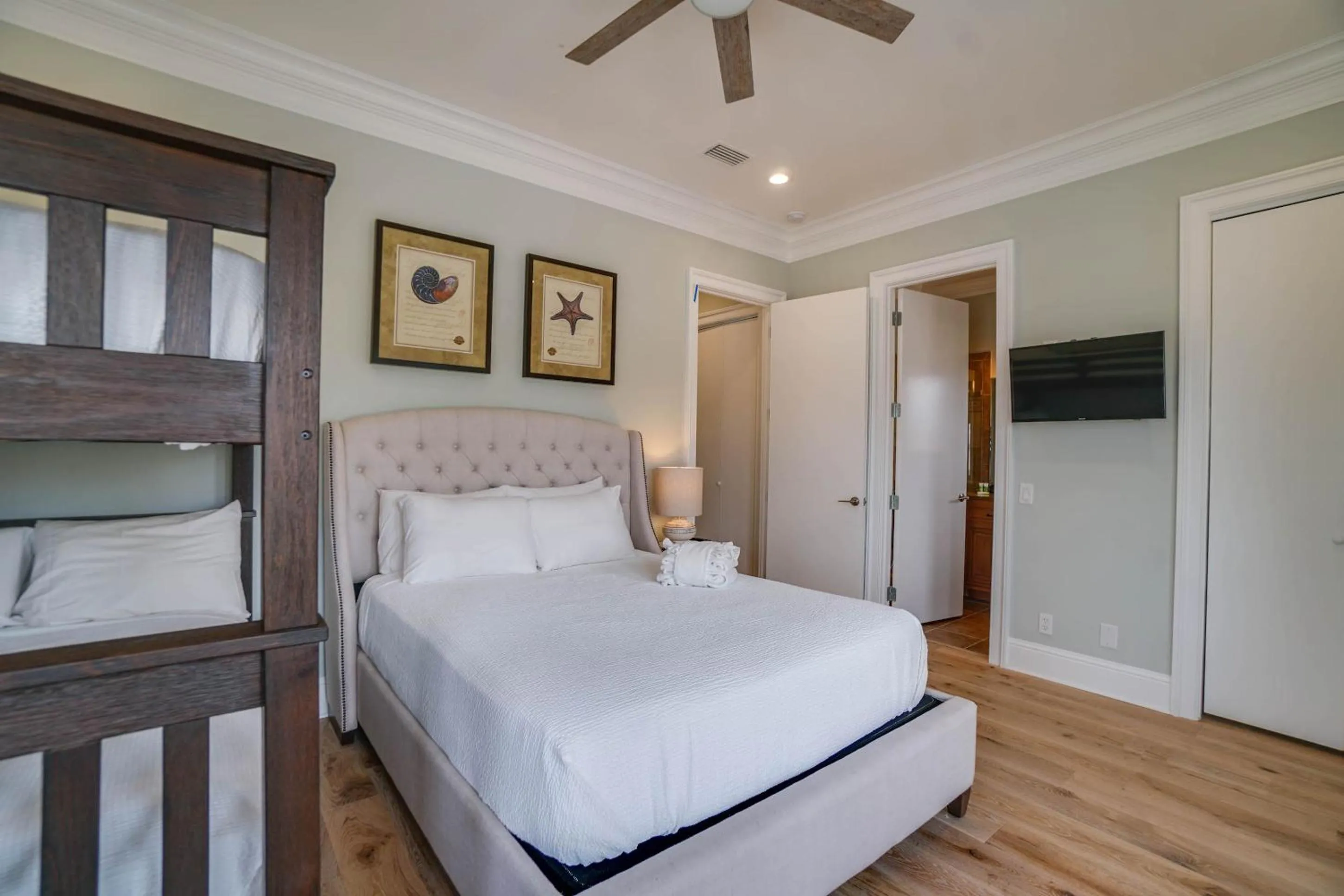 Bed in Beach House - Stairway to Heaven