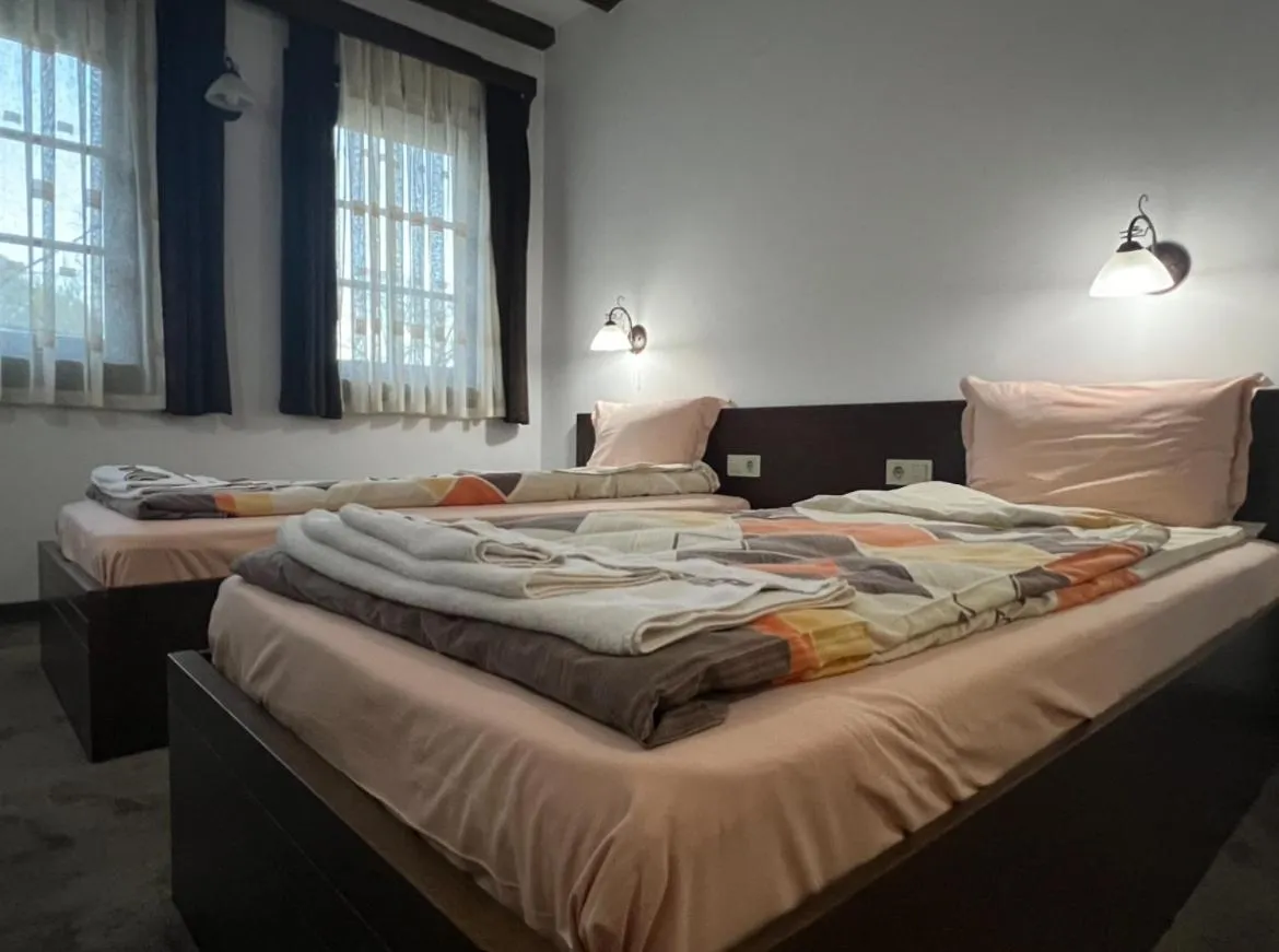 Bed in Galabova Guesthouse